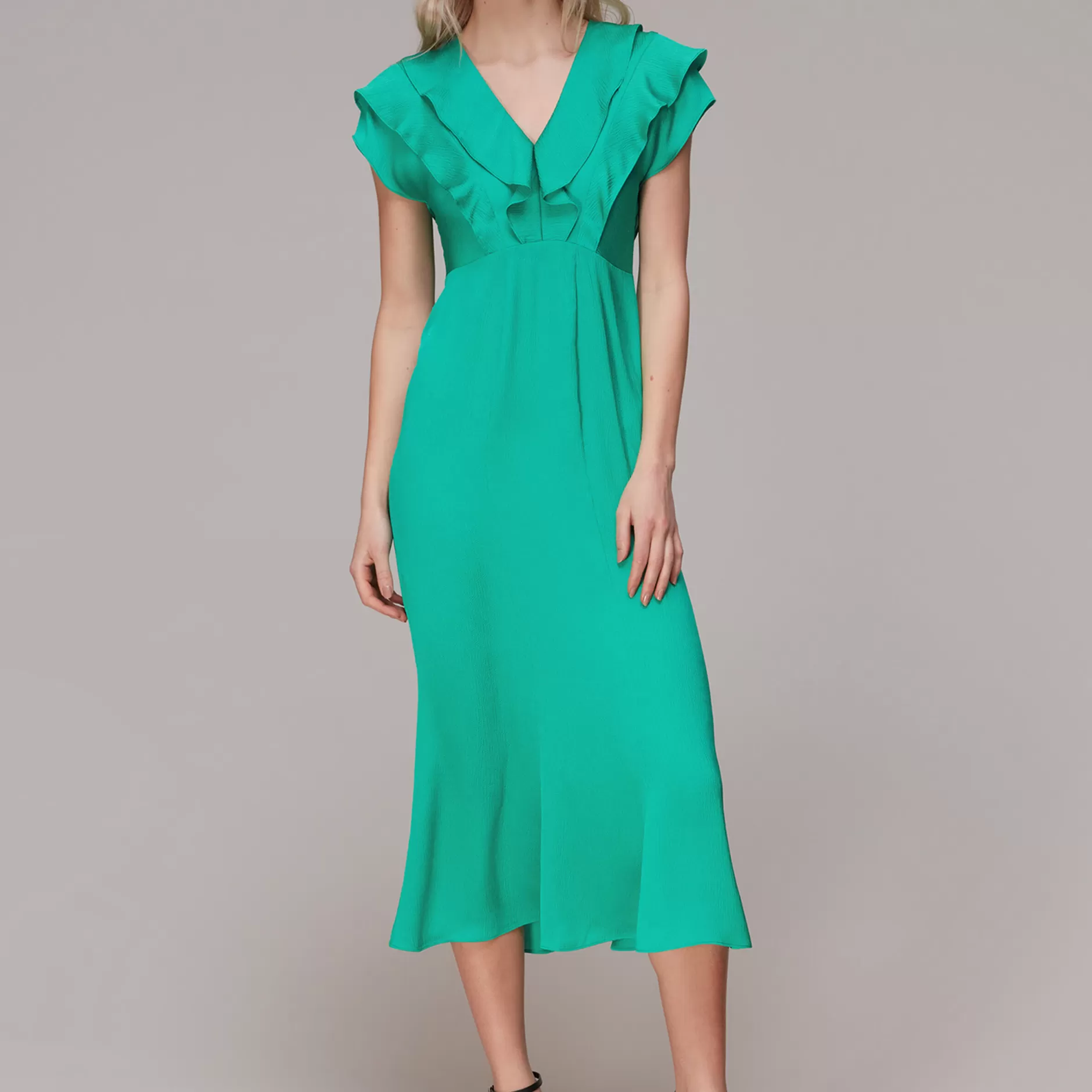 Women Whistles Dresses | Adeline Frill Midi Dress