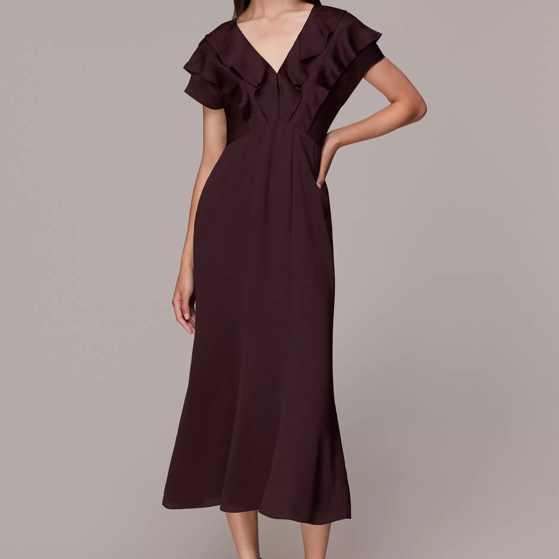 Women Whistles Dresses | Adeline Frill Midi Dress