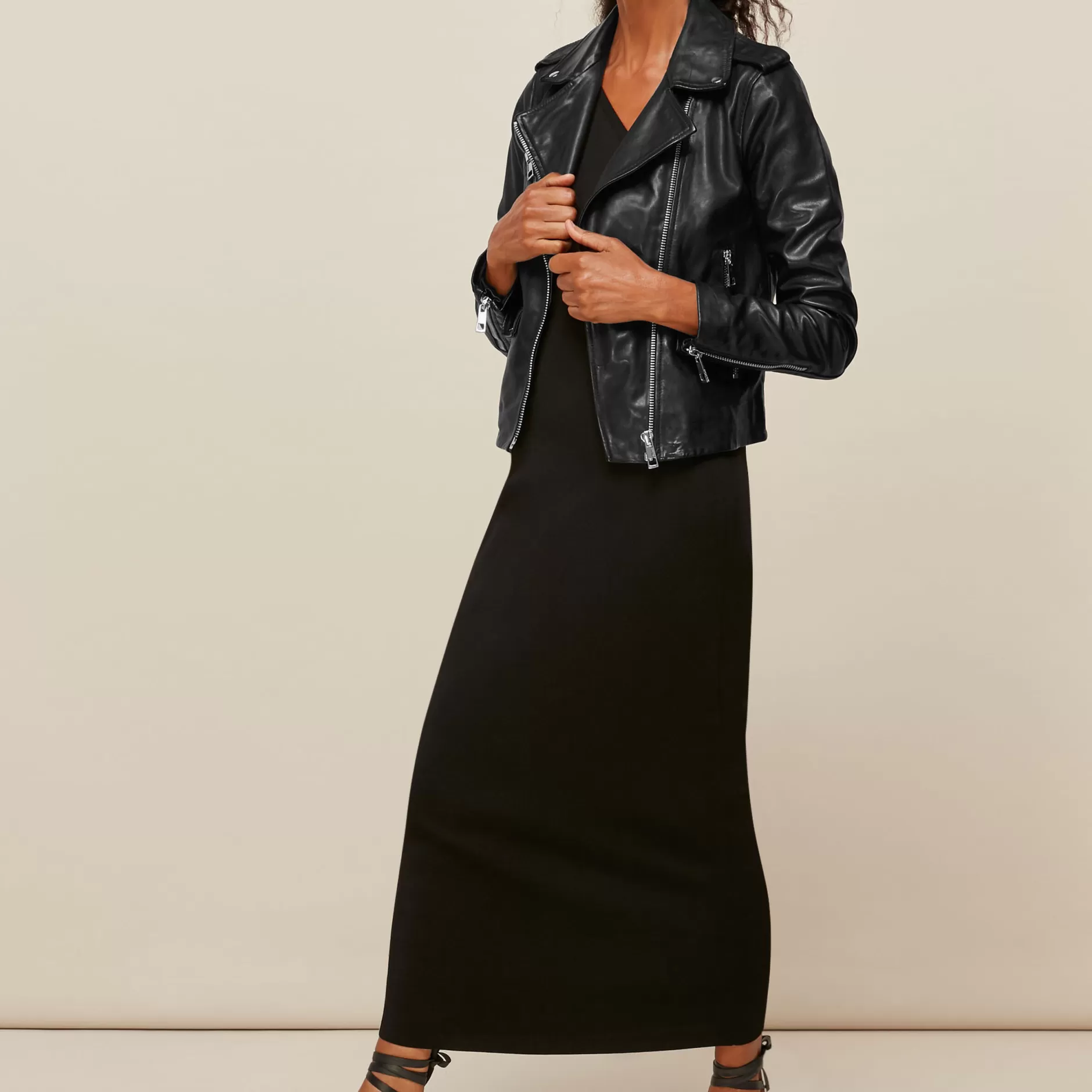 Women Whistles Jackets | Agnes Pocket Leather Biker