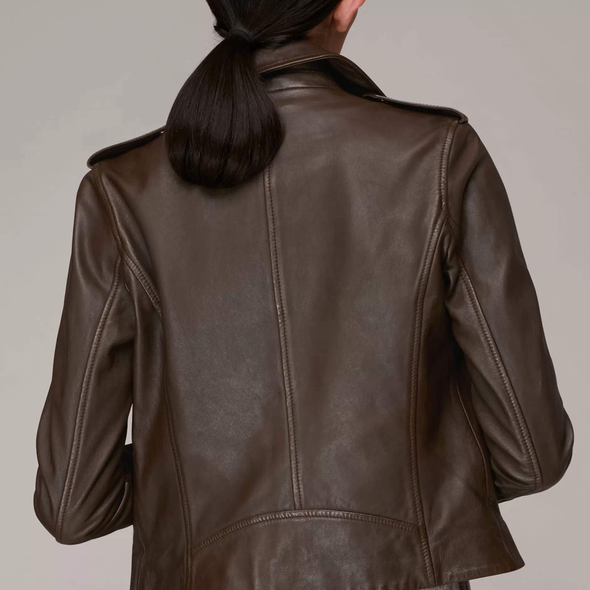 Women Whistles Jackets | Agnes Pocket Leather Jacket