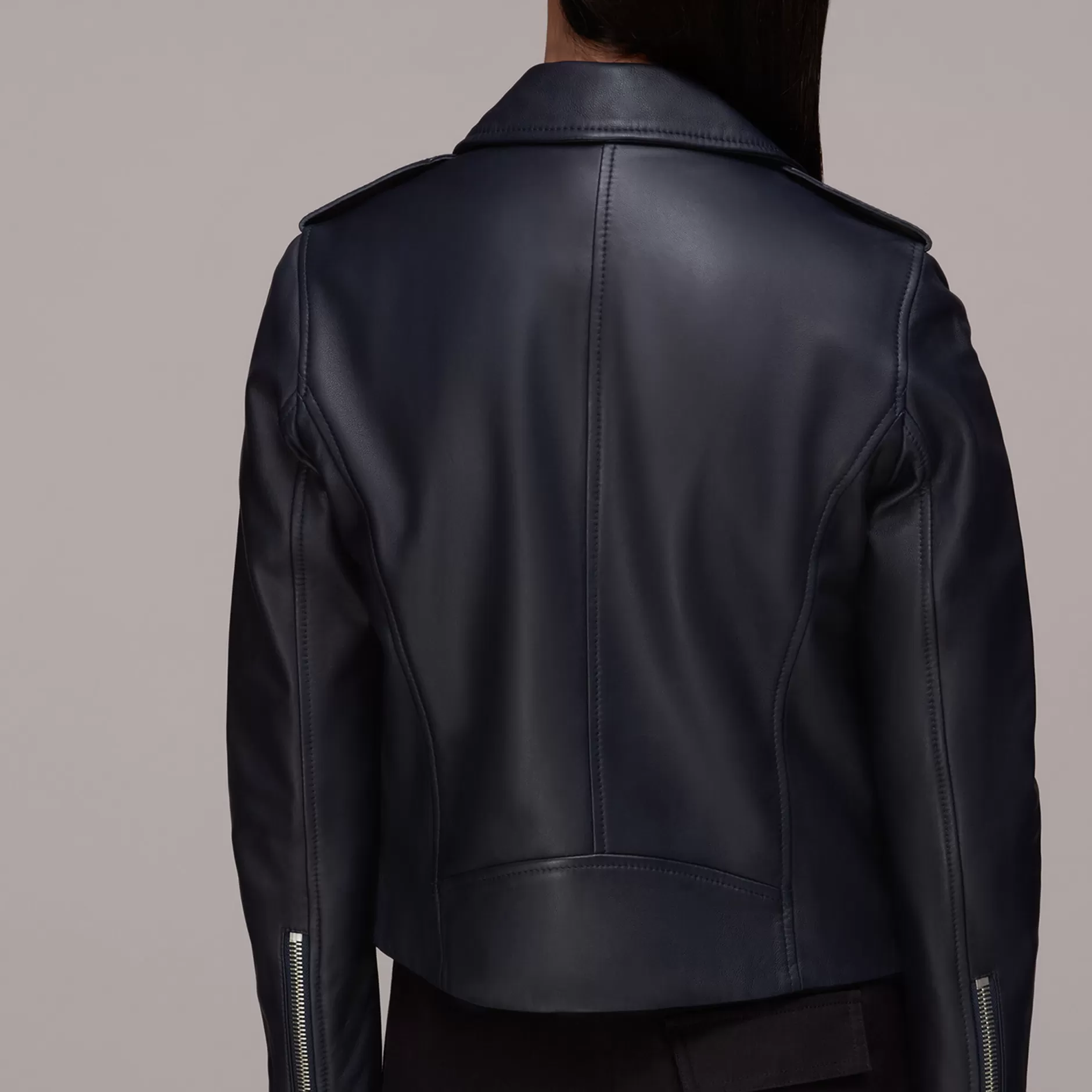 Women Whistles Jackets | Agnes Pocket Leather Jacket