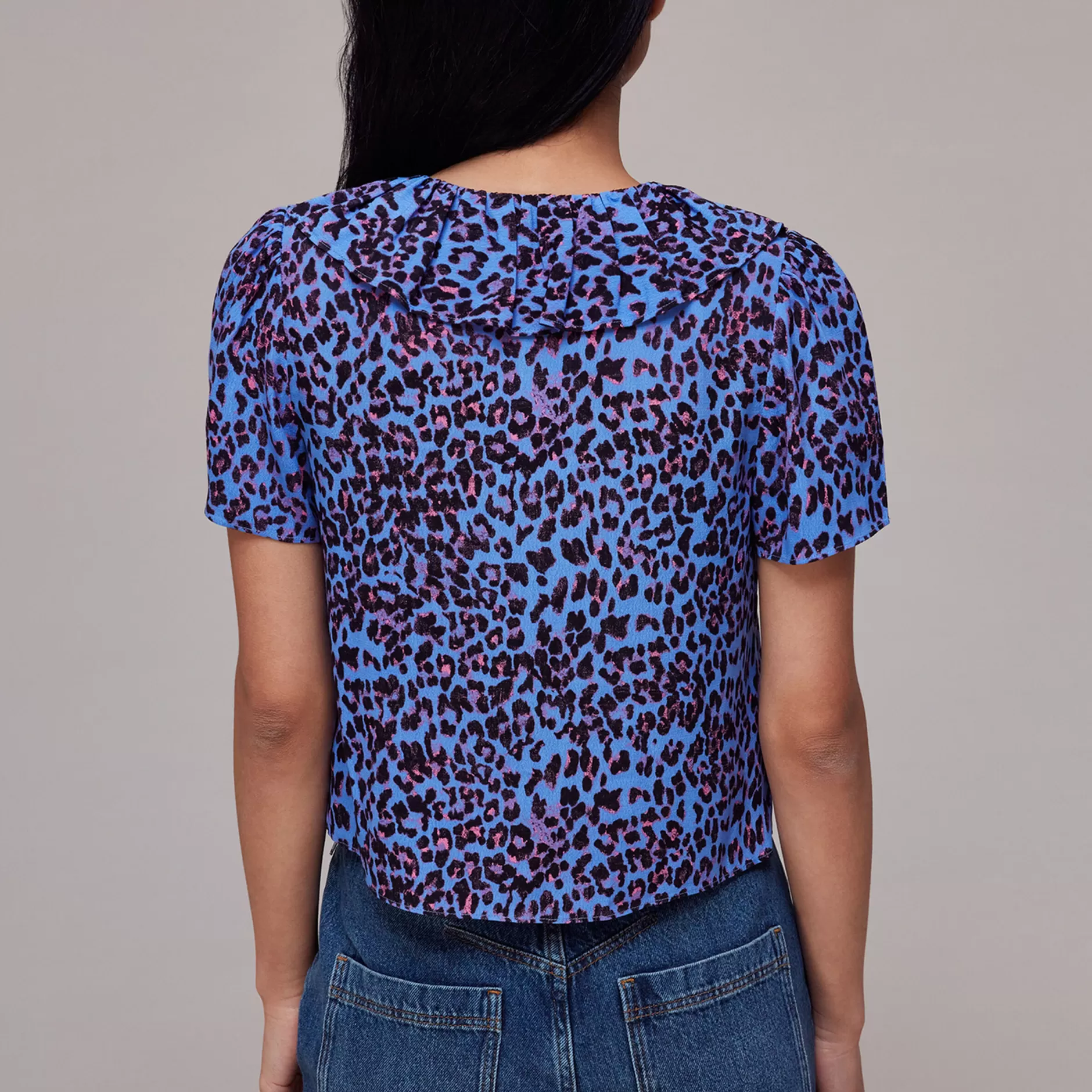 Women Whistles Tops | Animal Cheetah Blouse