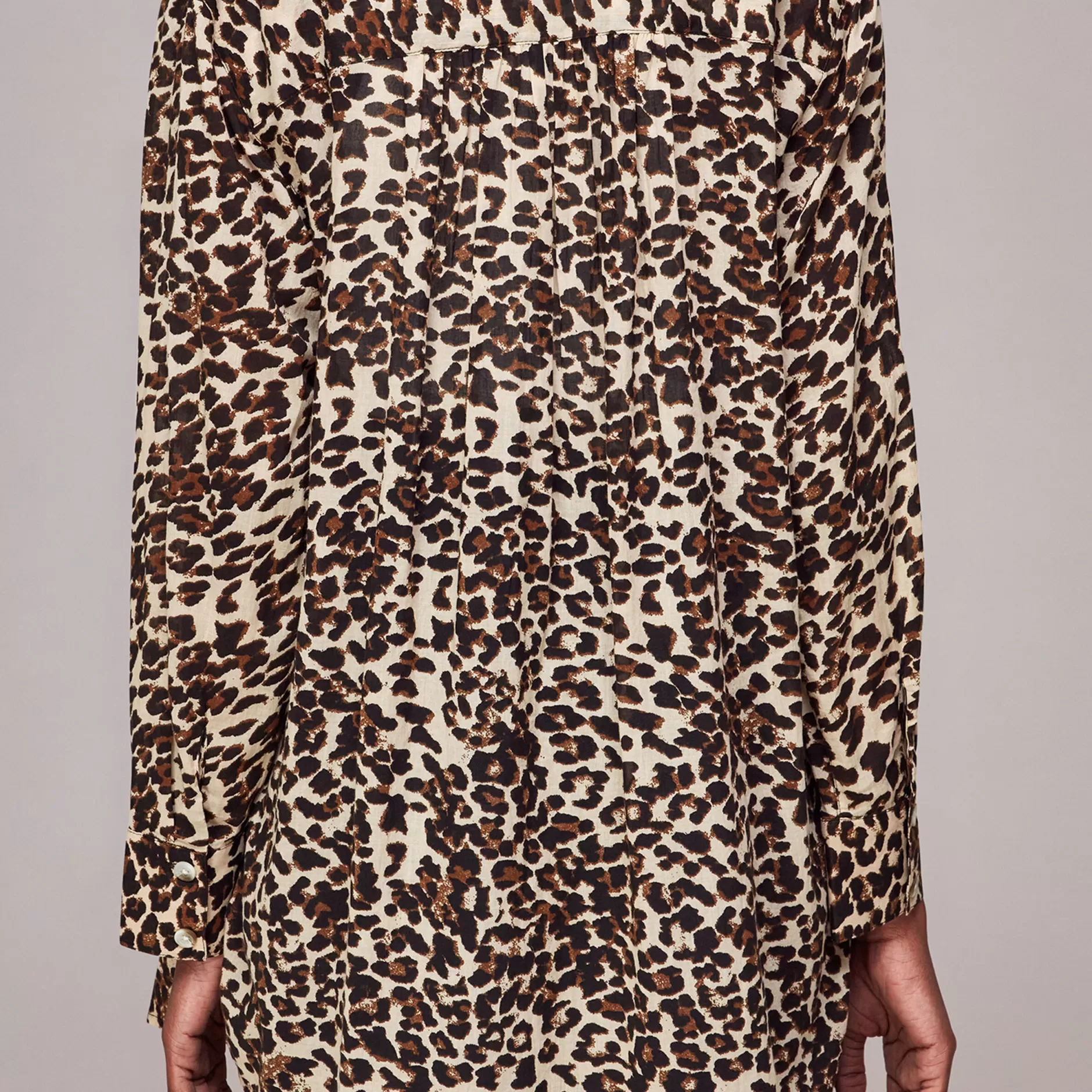 Women Whistles Swimwear | Animal Printed Beach Shirt