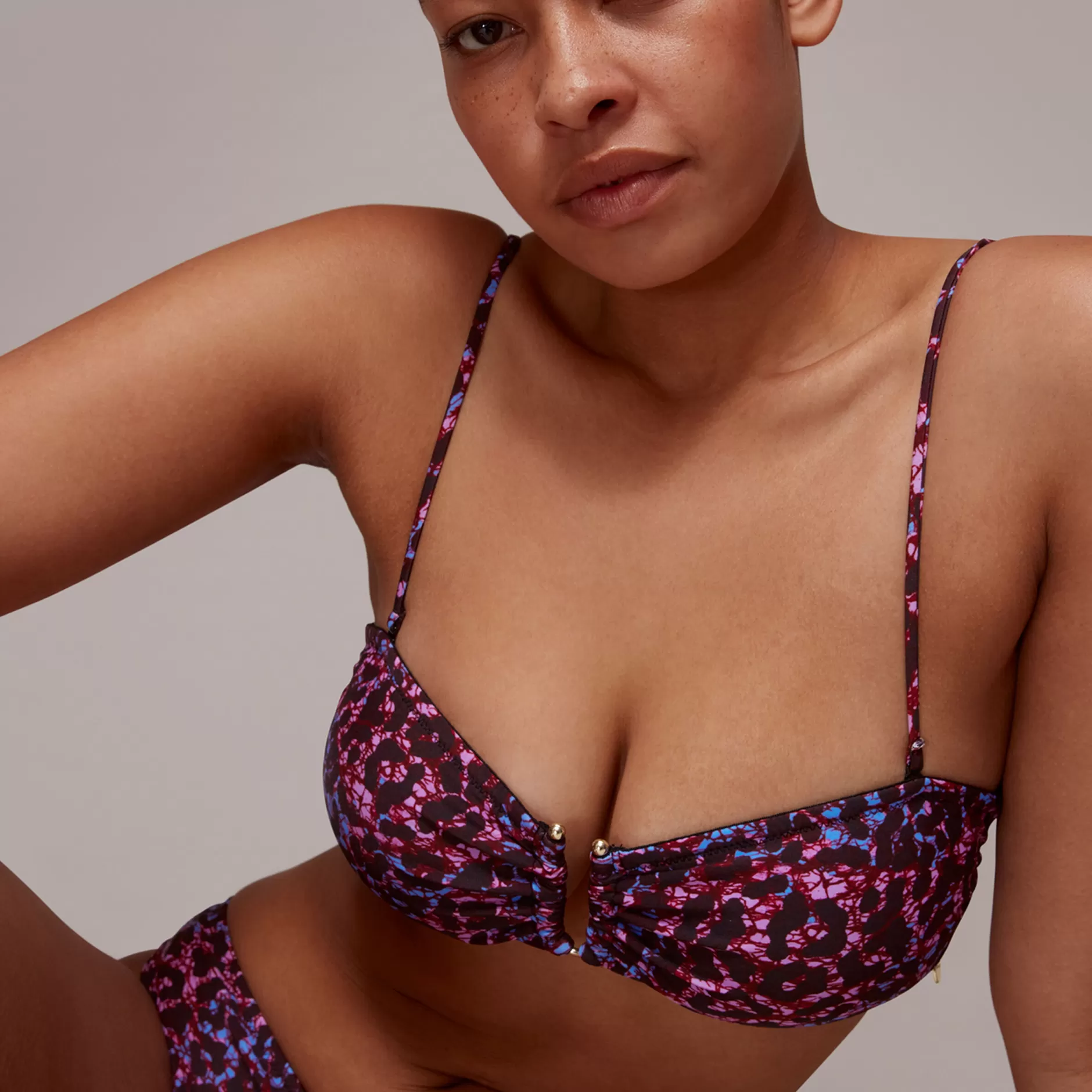 Women Whistles Swimwear | Animal Printed Bikini Bottom