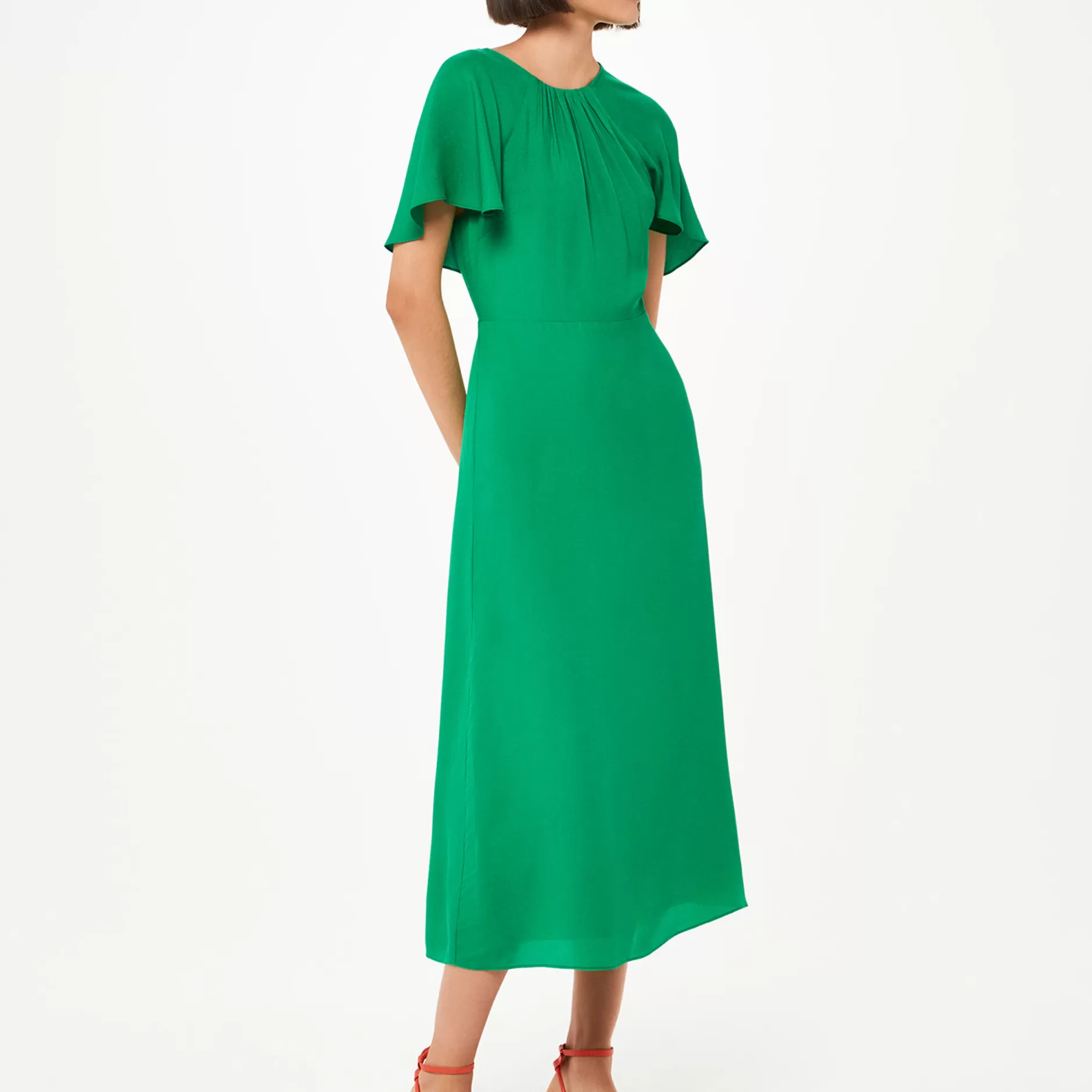 Women Whistles Dresses | Annabelle Cape Sleeve Dress