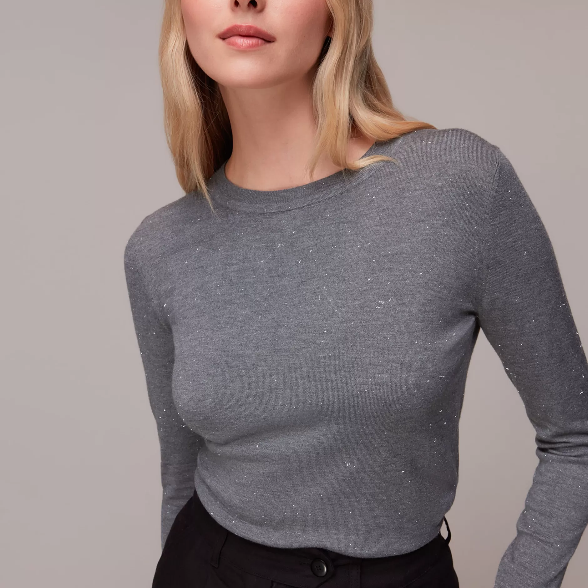 Women Whistles Knitwear | Annie Sparkle Crew Neck