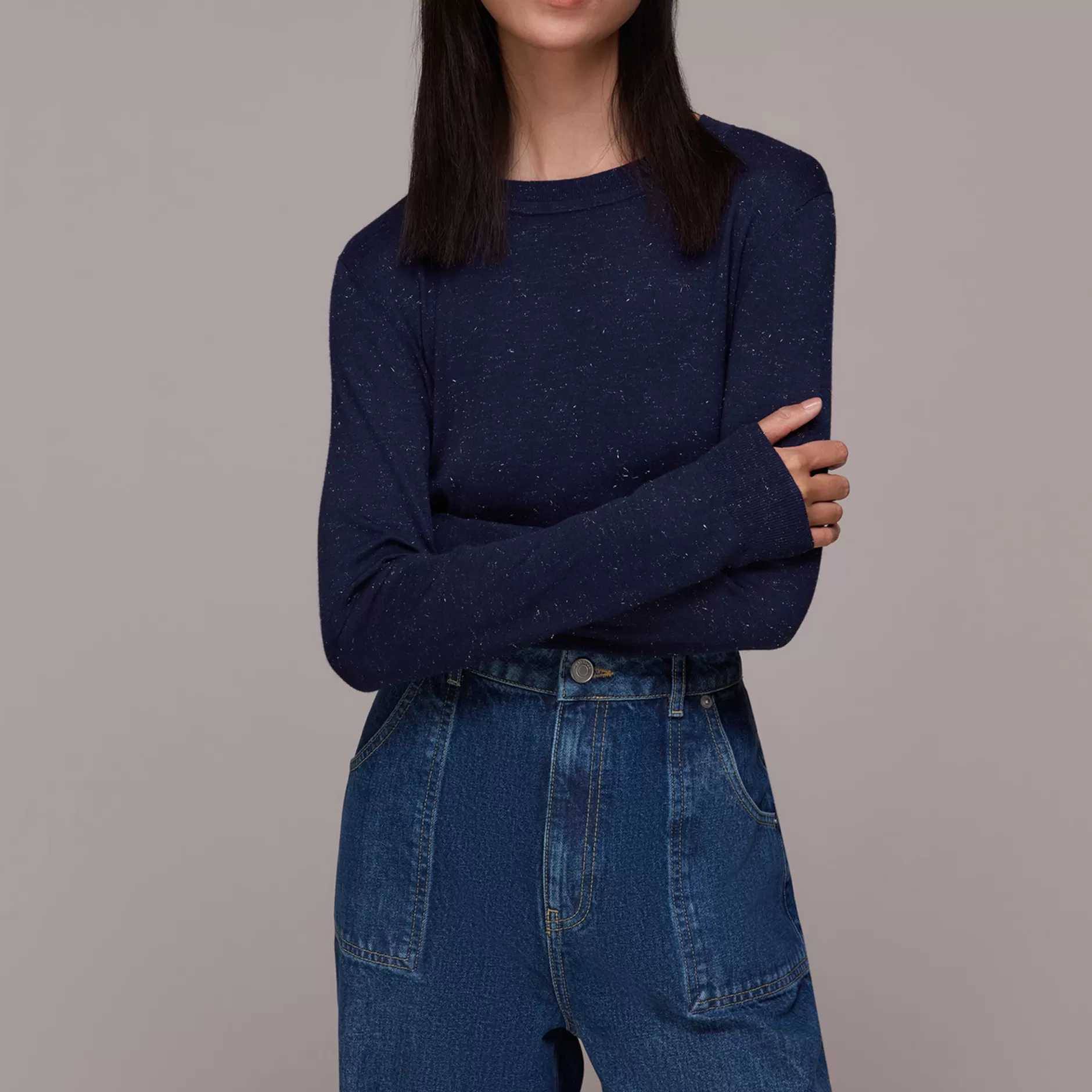 Women Whistles Knitwear | Annie Sparkle Crew Neck