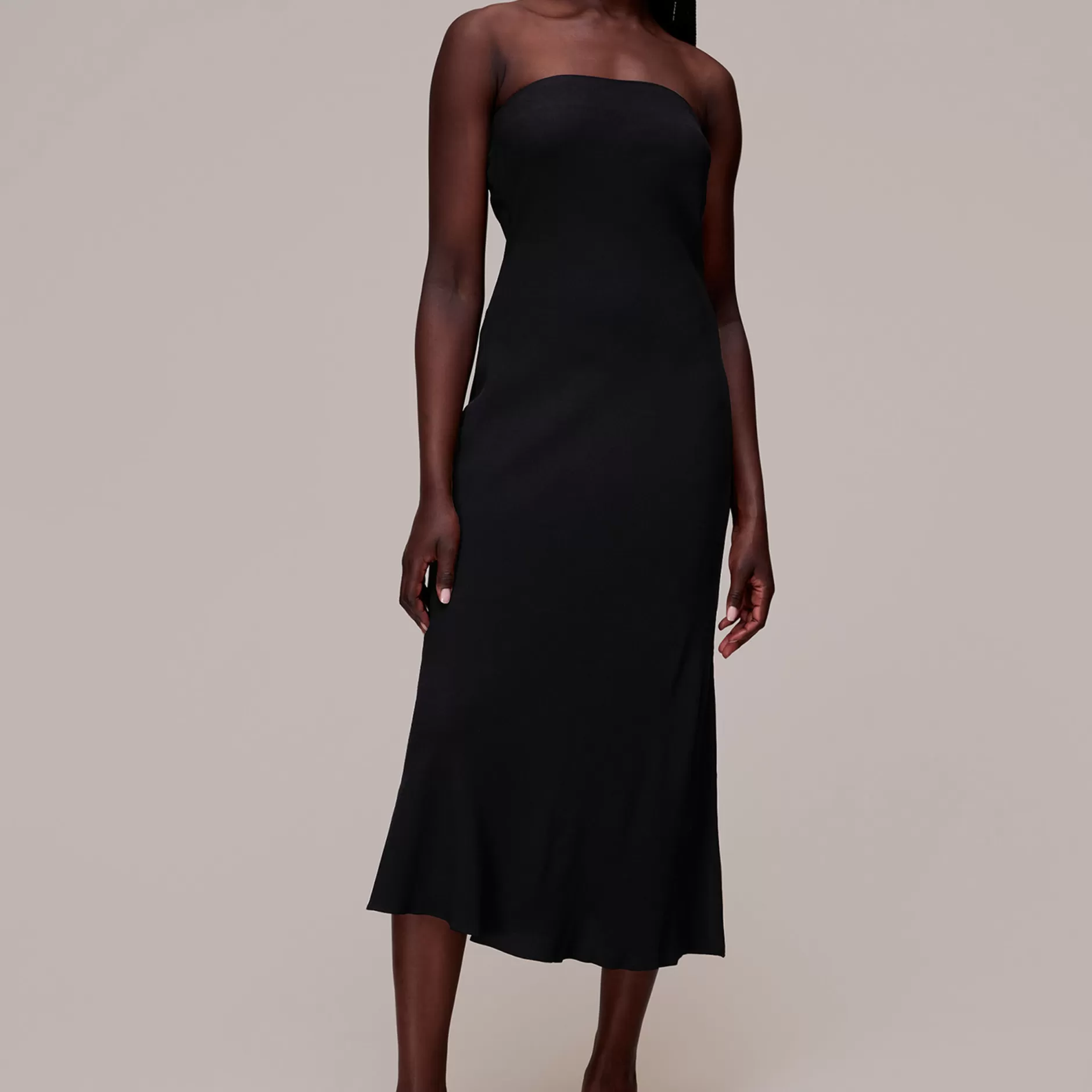 Women Whistles Dresses | Bandeau Strapless Midi Dress