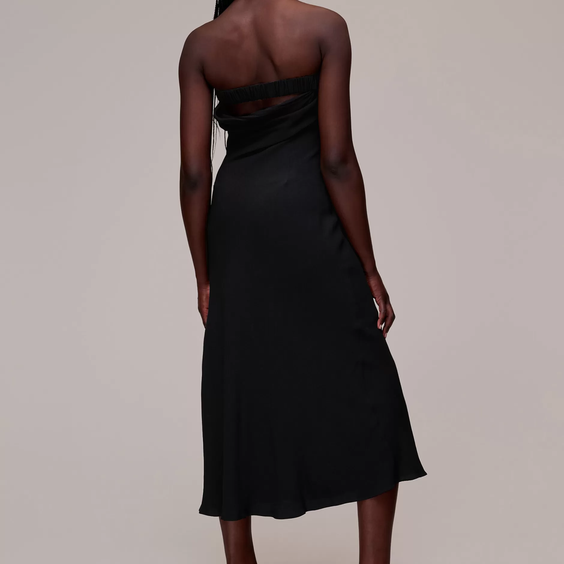 Women Whistles Dresses | Bandeau Strapless Midi Dress