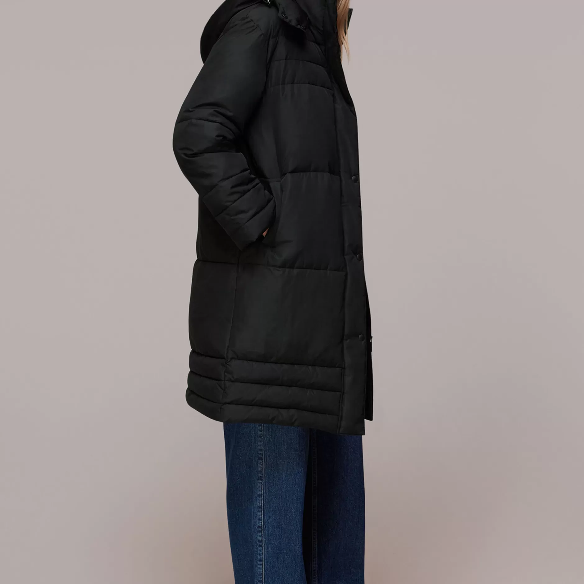 Women Whistles Coats | Becky Longline Puffer