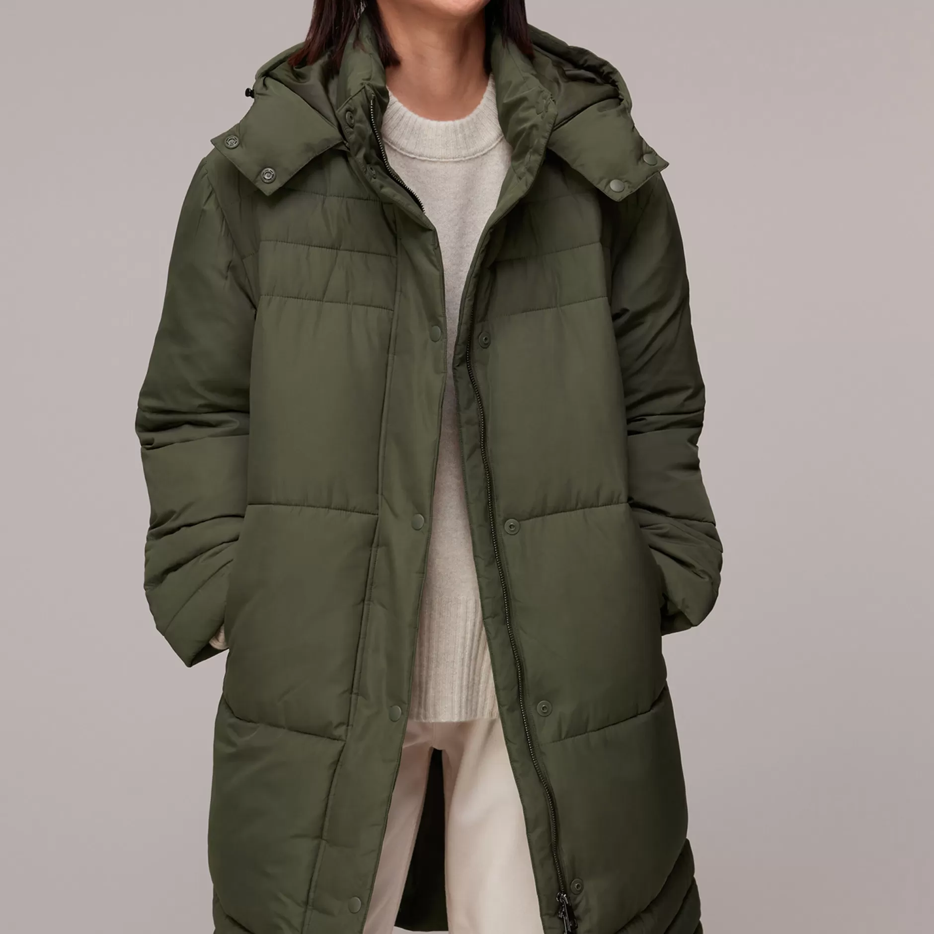 Women Whistles Coats | Becky Longline Puffer