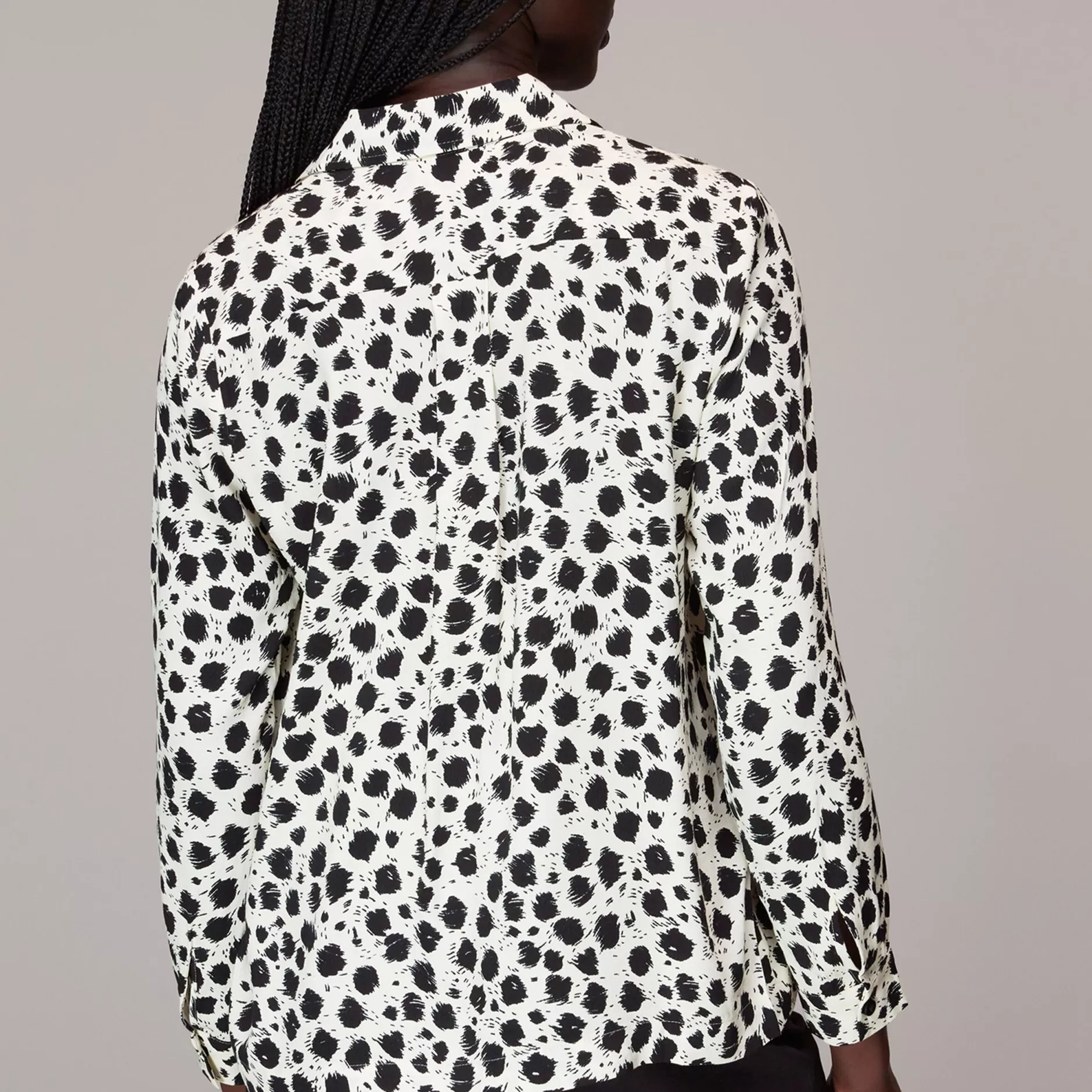 Women Whistles Tops | Brushed Dalmatian Shirt