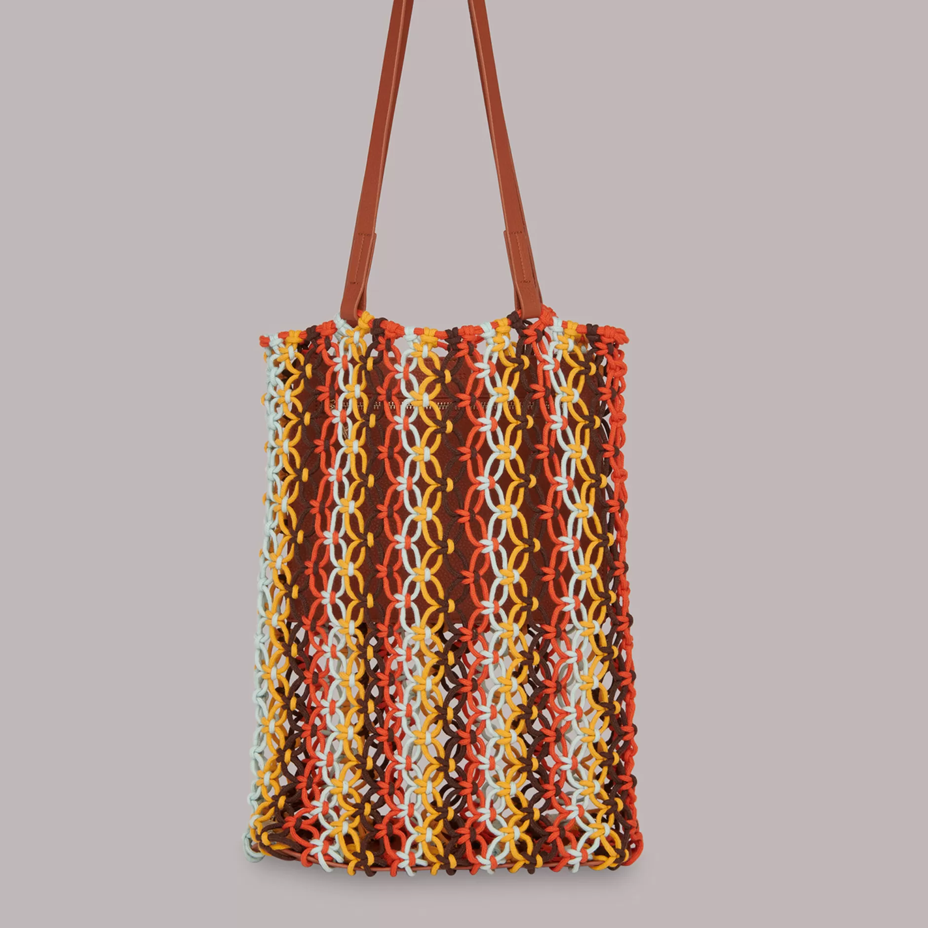 Women Whistles Shoulder Bags & Tote Bags | Chaya Striped Crochet Tote Bag