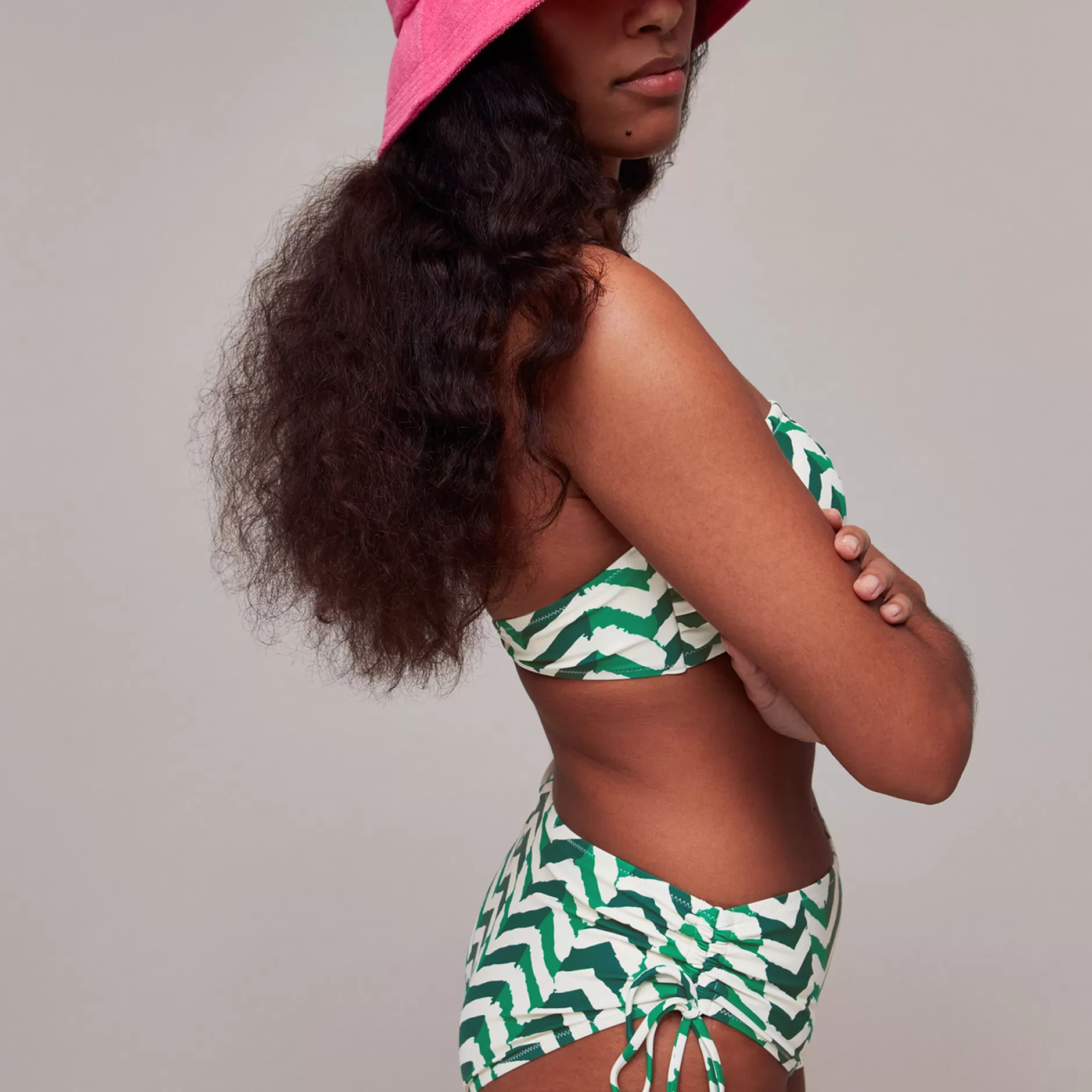 Women Whistles Swimwear | Chevron Tie Side Bikini Bottom