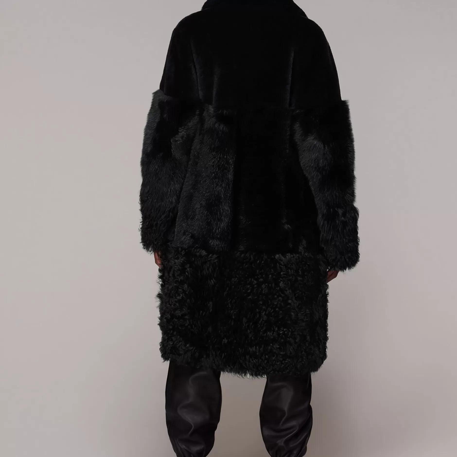 Women Whistles Coats | Cossma Shearling Longline Coat