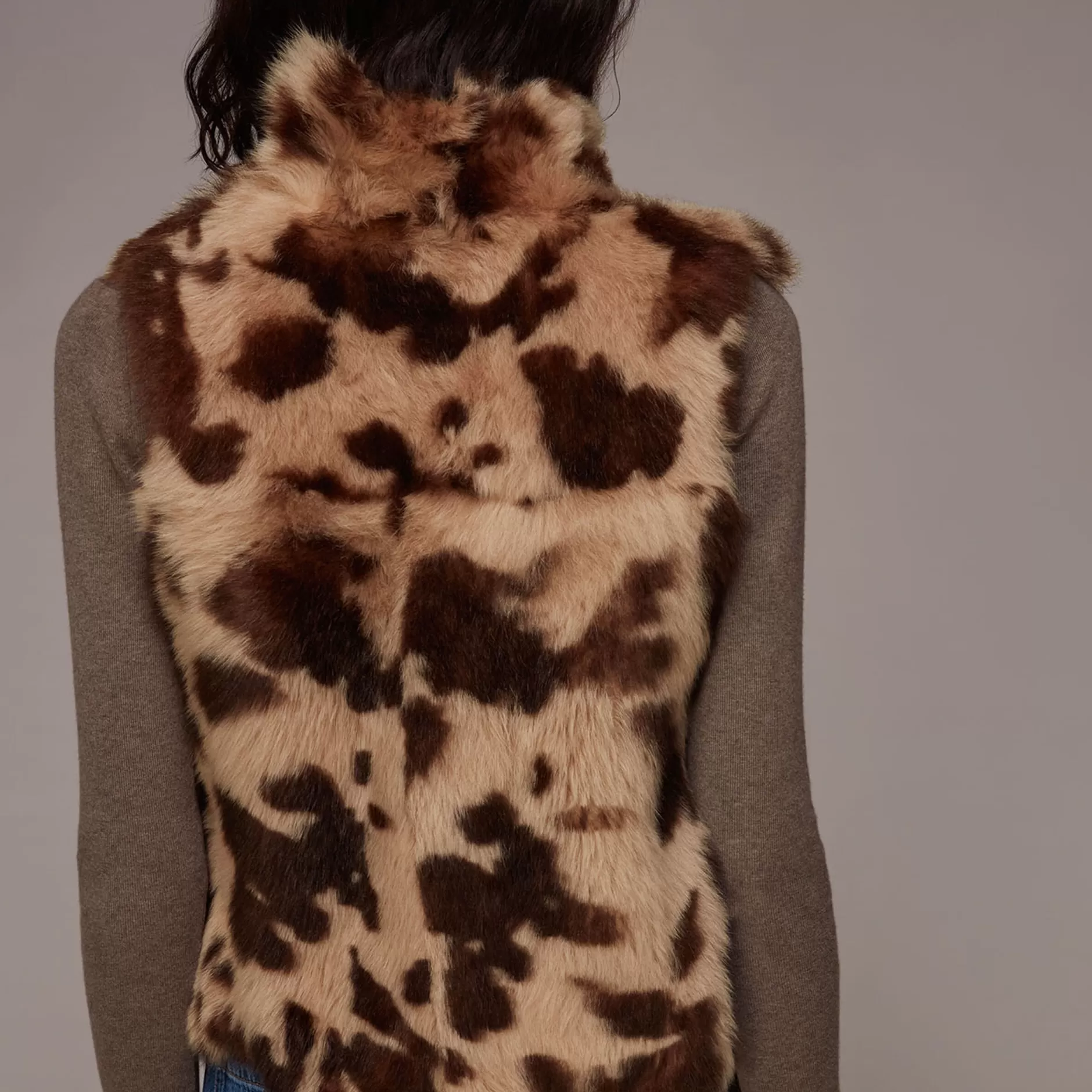 Women Whistles Jackets | Cow Print Toscana Gilet