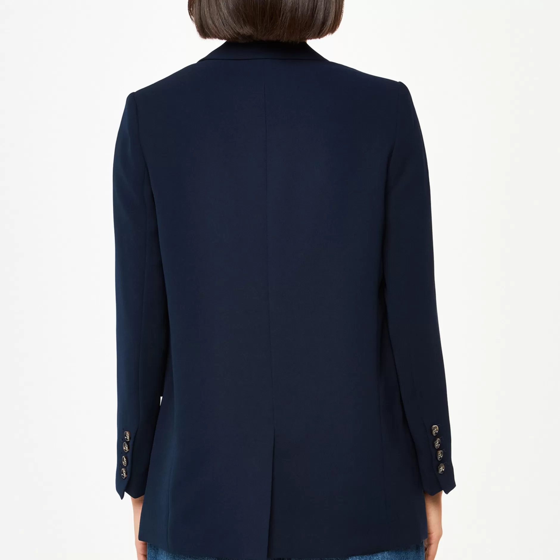 Women Whistles Tailoring | Crepe Boyfriend Blazer