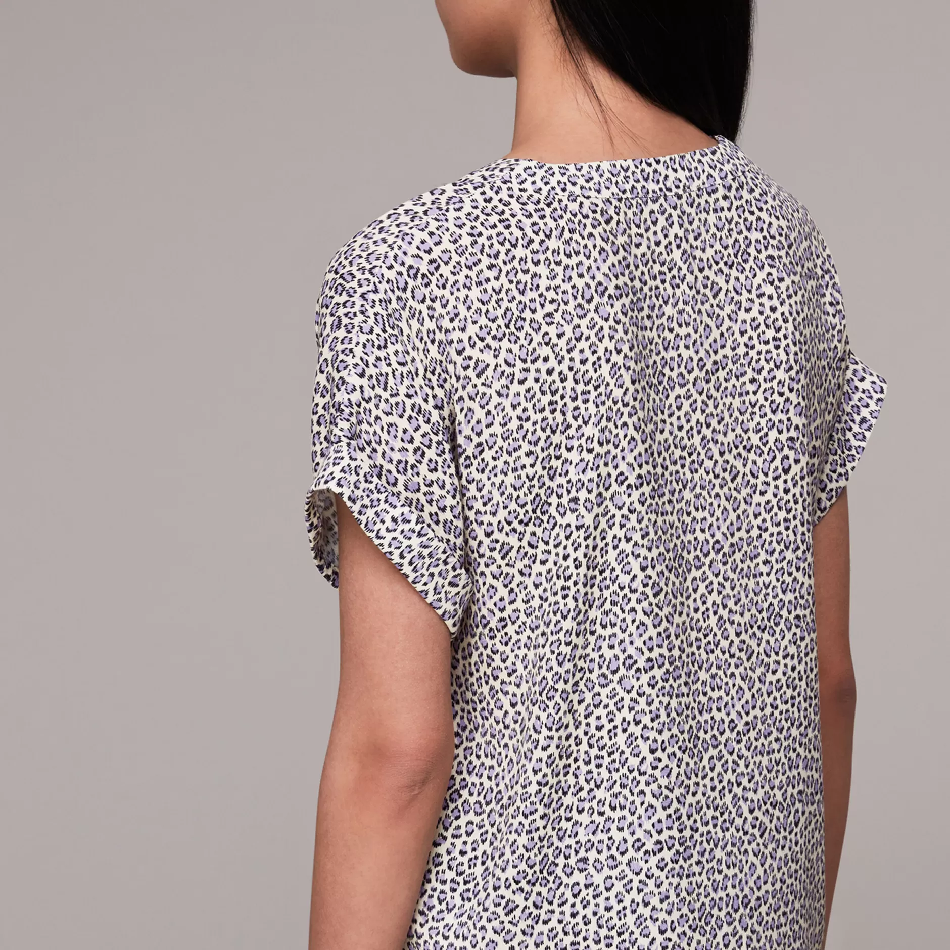 Women Whistles Tops | Dashed Leopard Top