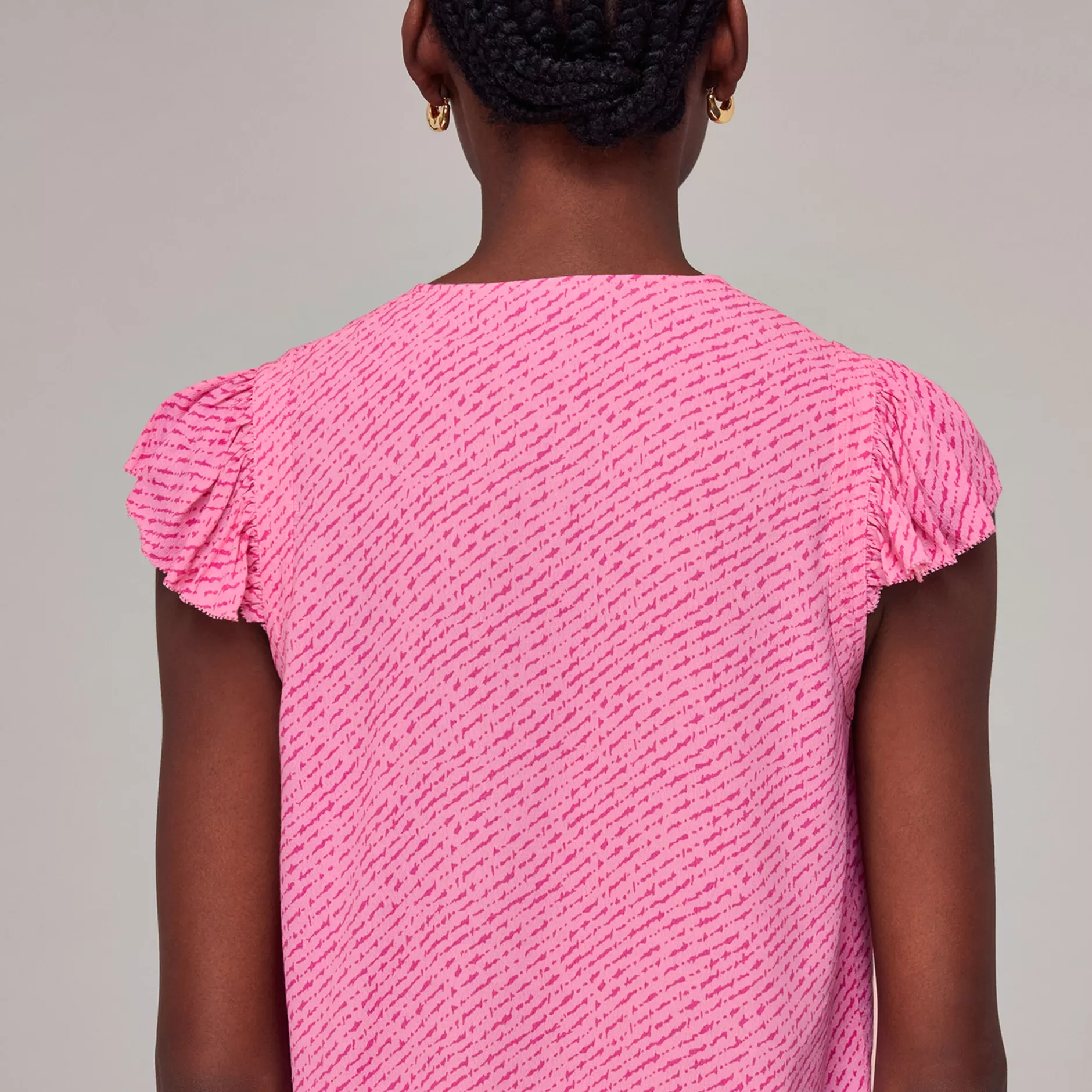 Women Whistles Tops | Diagonal Fleck Top