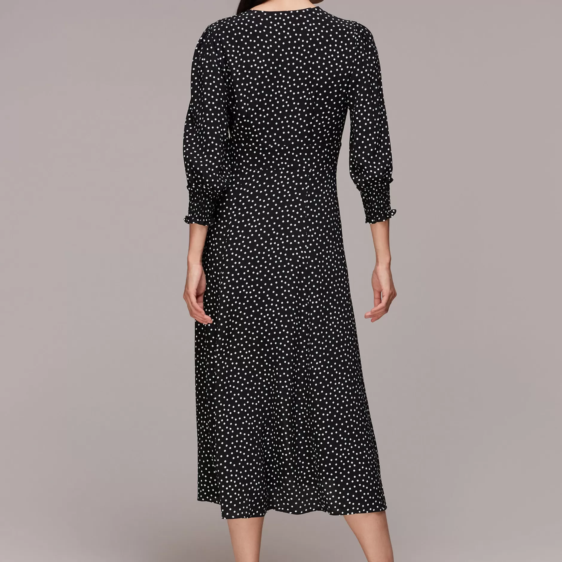 Women Whistles Dresses | Ellie Spot Print Midi Dress