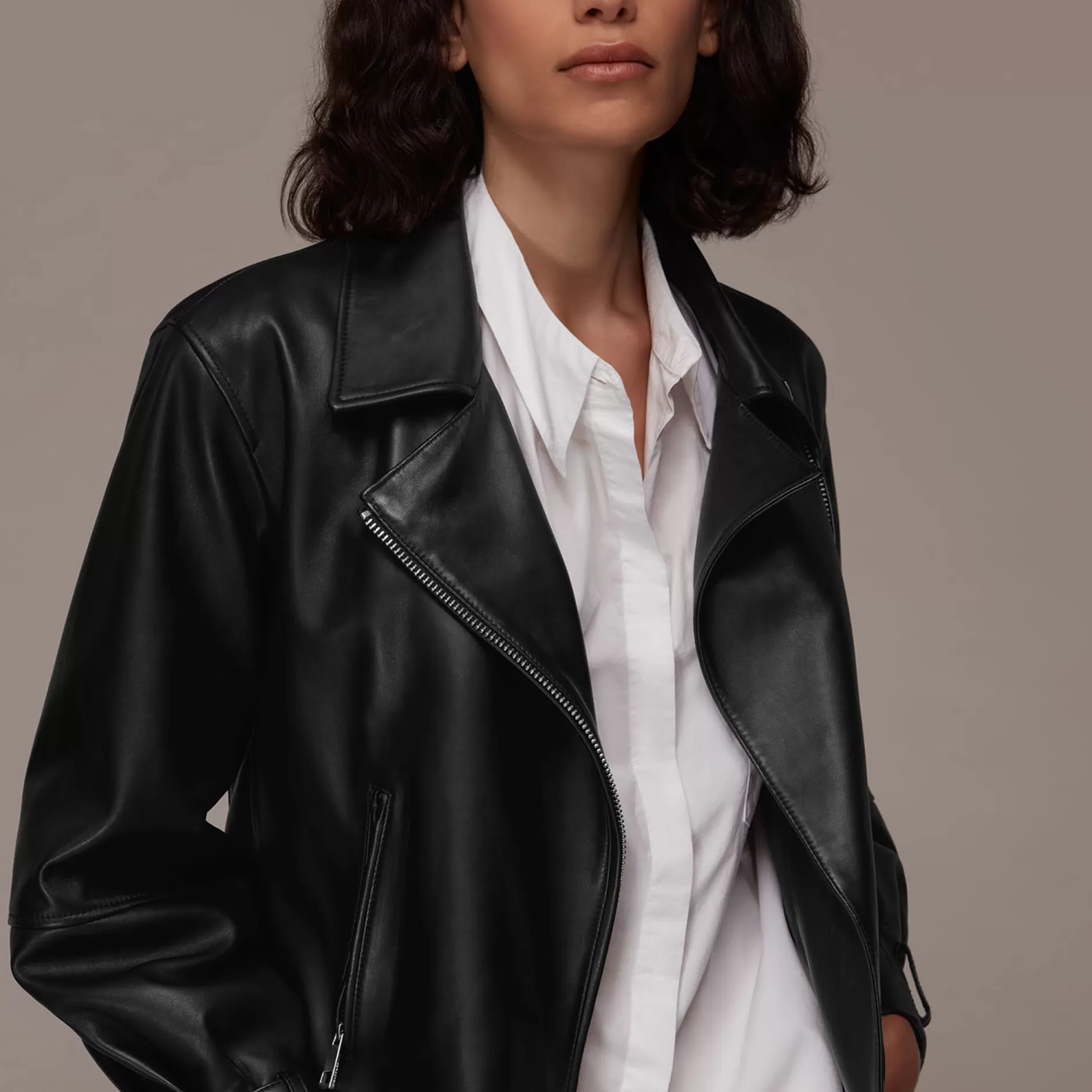 Women Whistles Jackets | Ellis Balloon Sleeve Biker