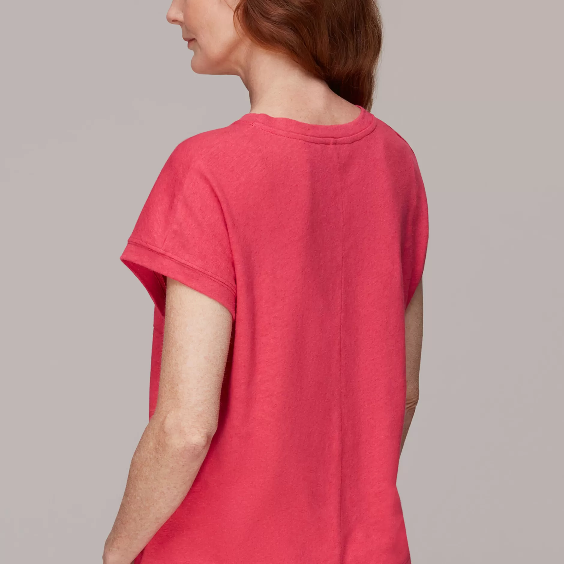 Women Whistles T-Shirts | Ember Linen Mix Pocket Tee