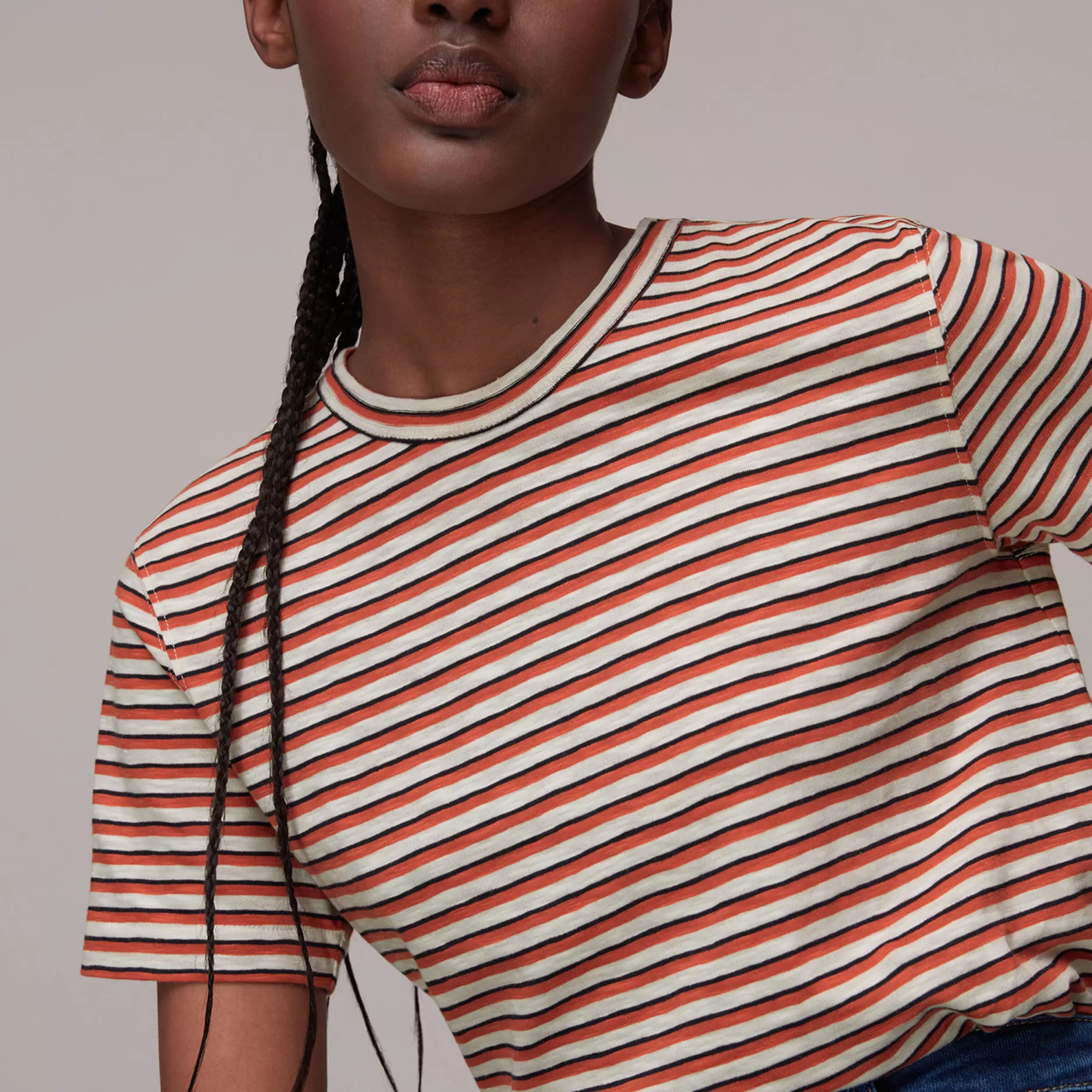 Women Whistles T-Shirts | Emily Ultimate Stripe Tee