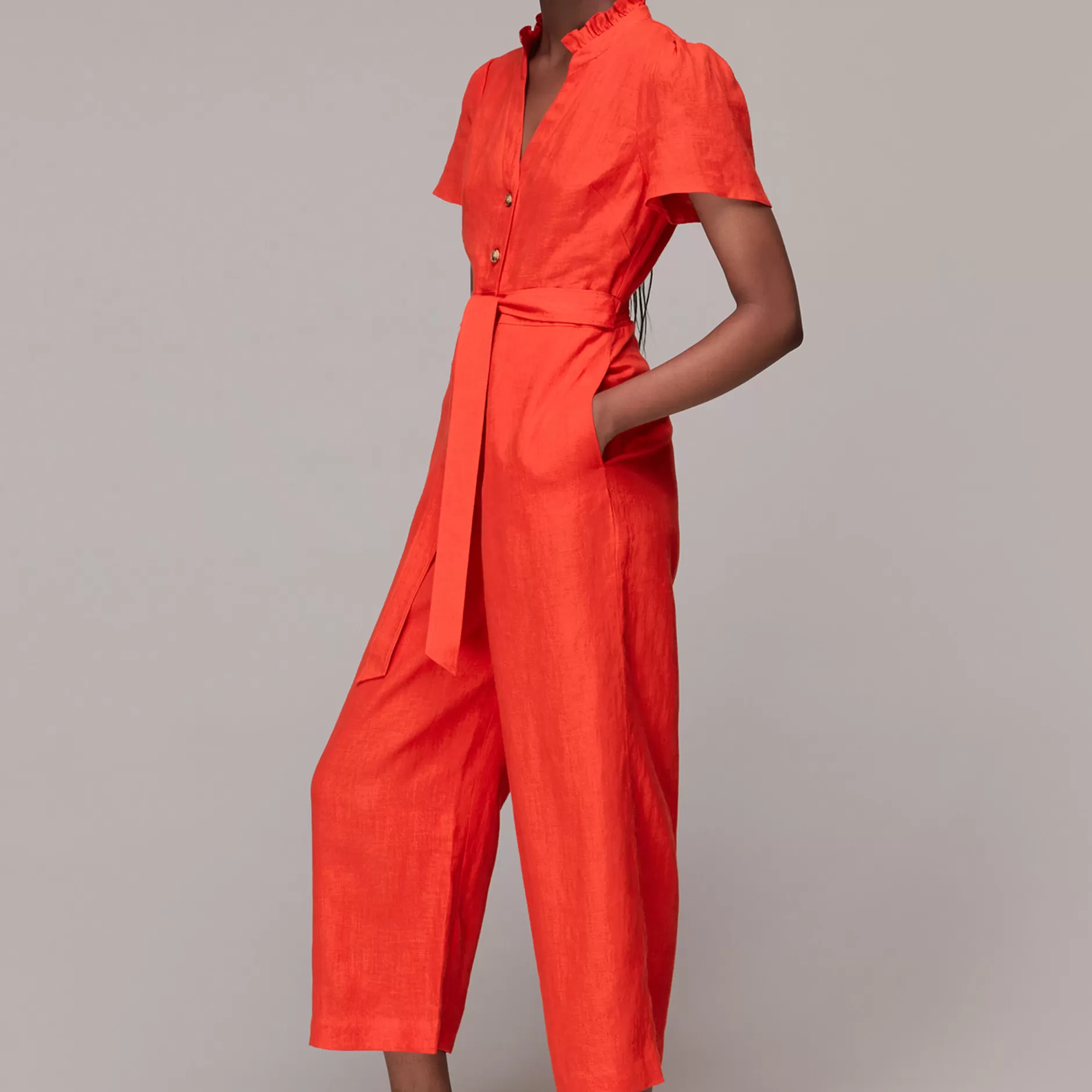 Women Whistles Jumpsuits | Emmie Linen Jumpsuit