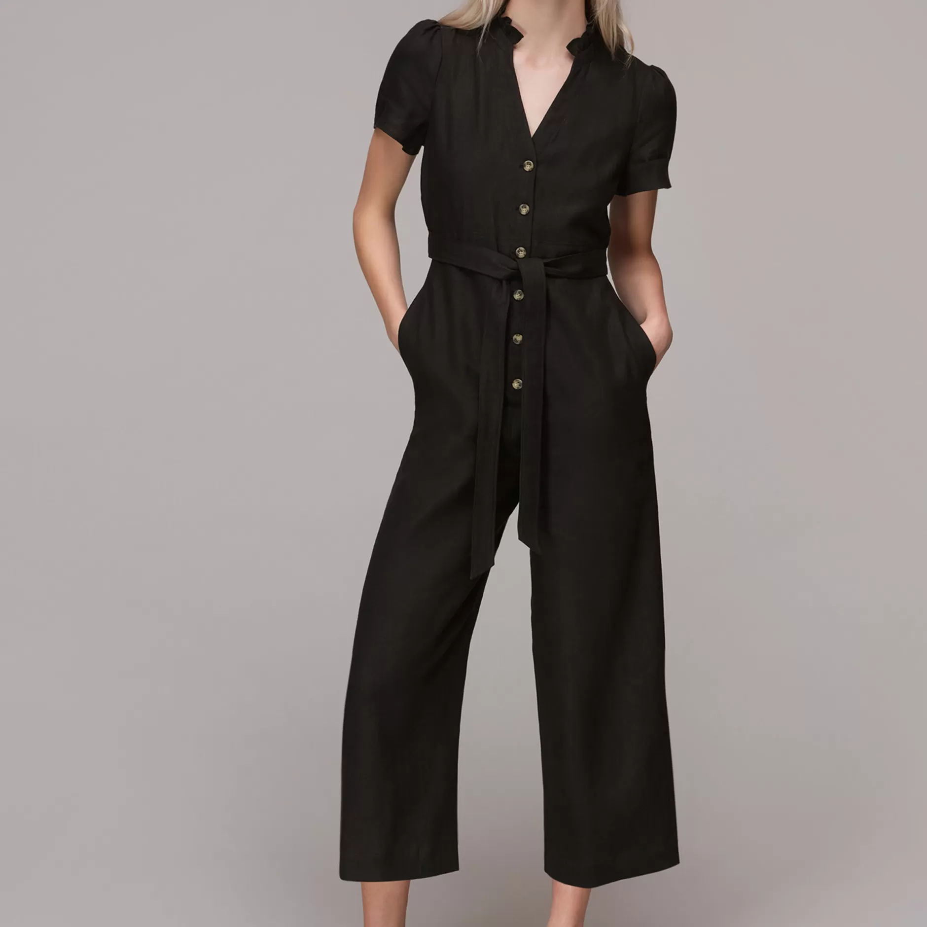 Women Whistles Jumpsuits | Emmie Linen Jumpsuit