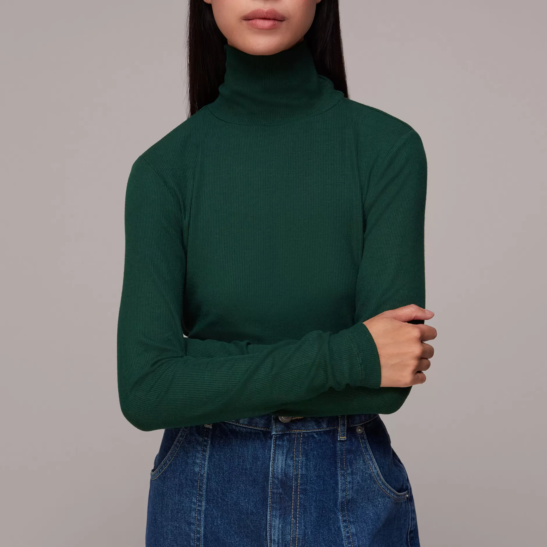 Women Whistles Knitwear | Essential Ribbed Polo