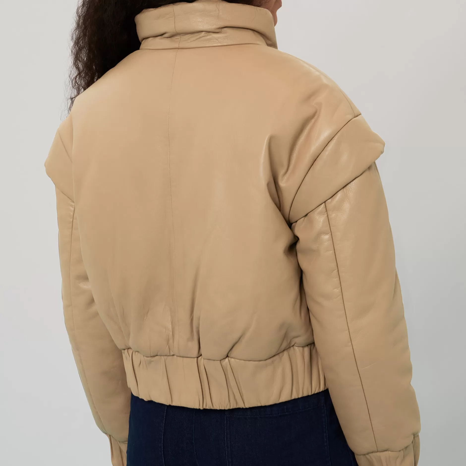 Women Whistles Coats | Finn Leather Puffer Jacket