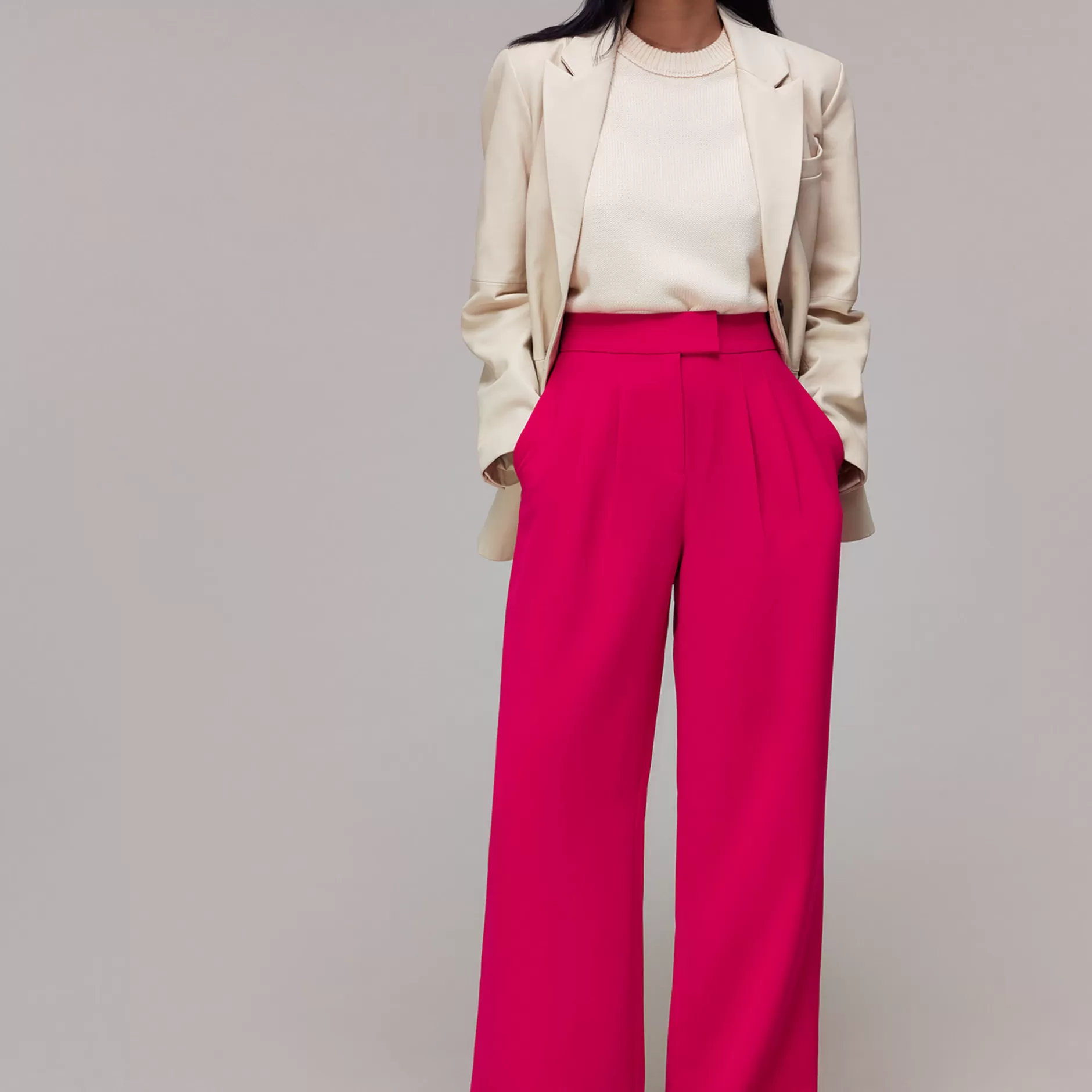 Women Whistles Trousers | Fran Pleat Front Trouser