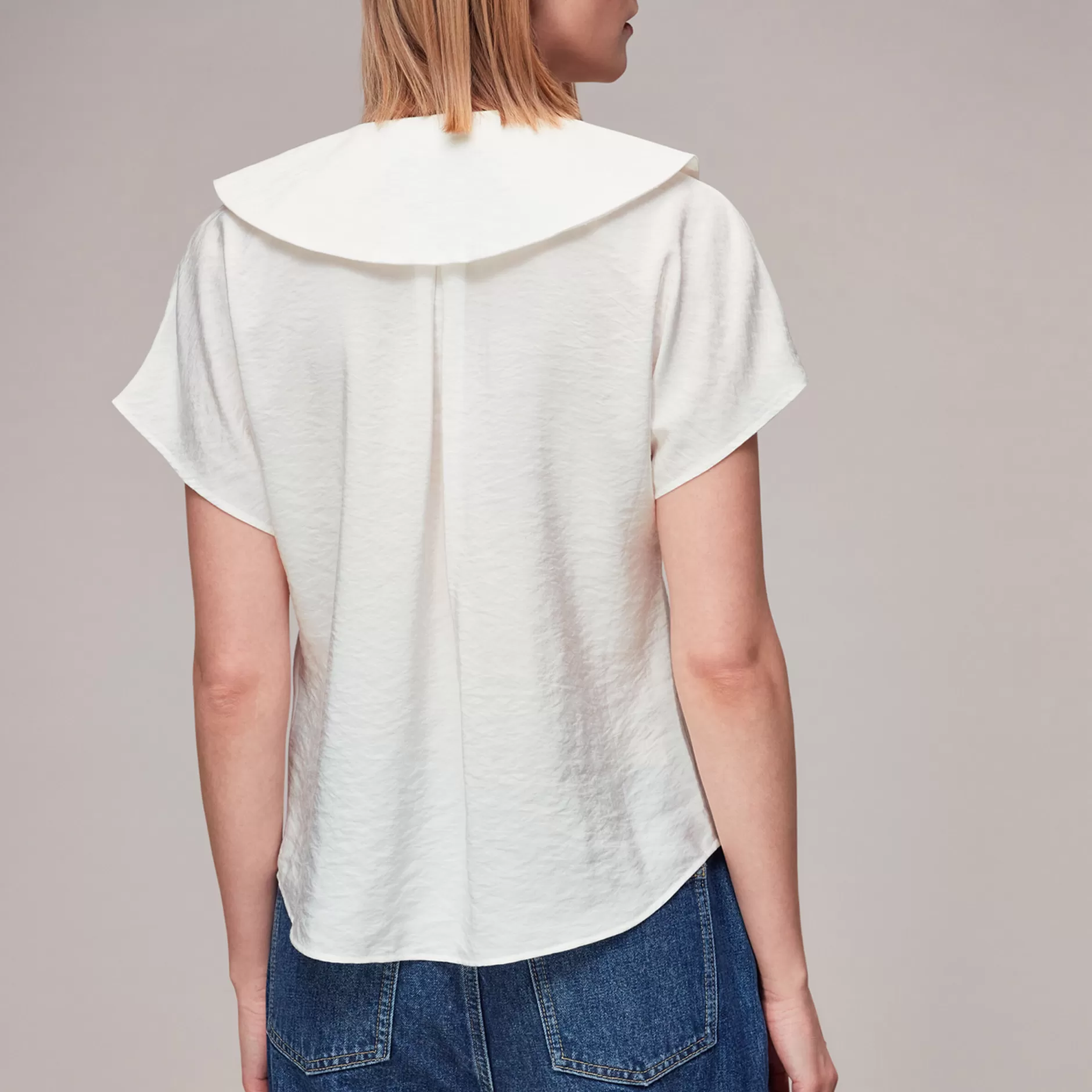 Women Whistles Tops | Greta Collar Top