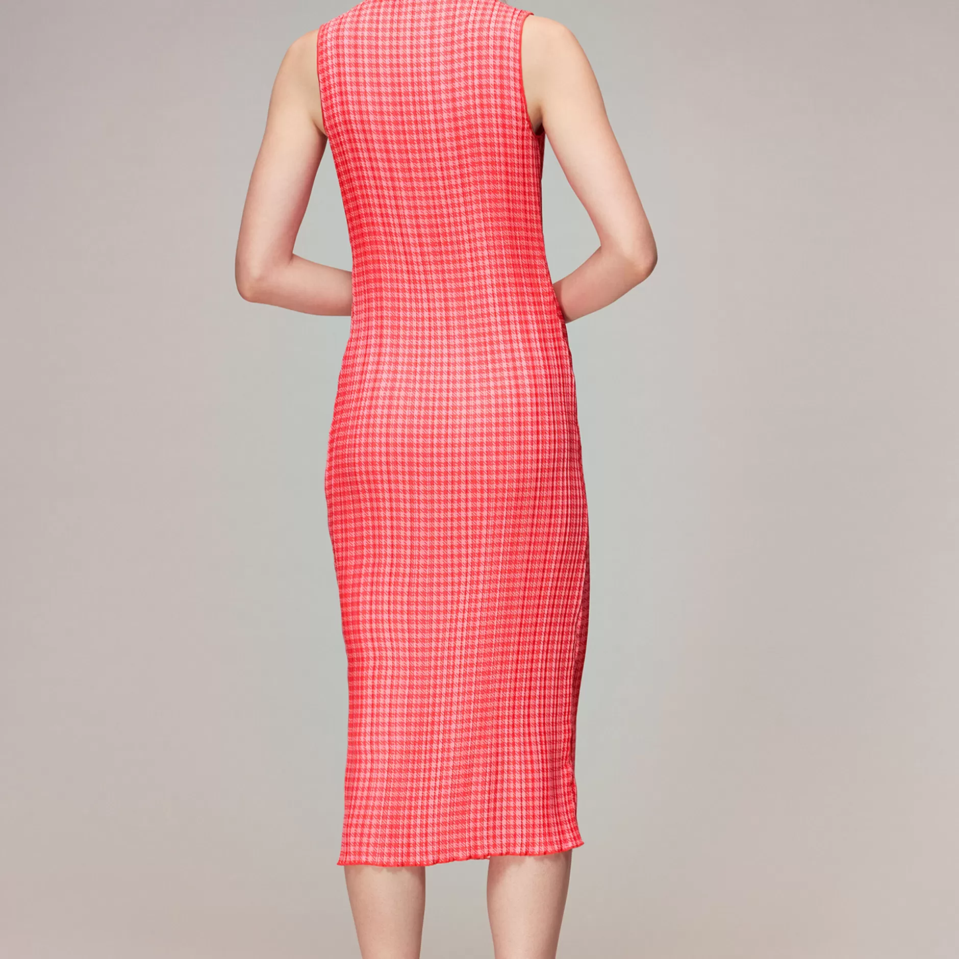 Women Whistles Dresses | Houndstooth Plisse Midi Dress