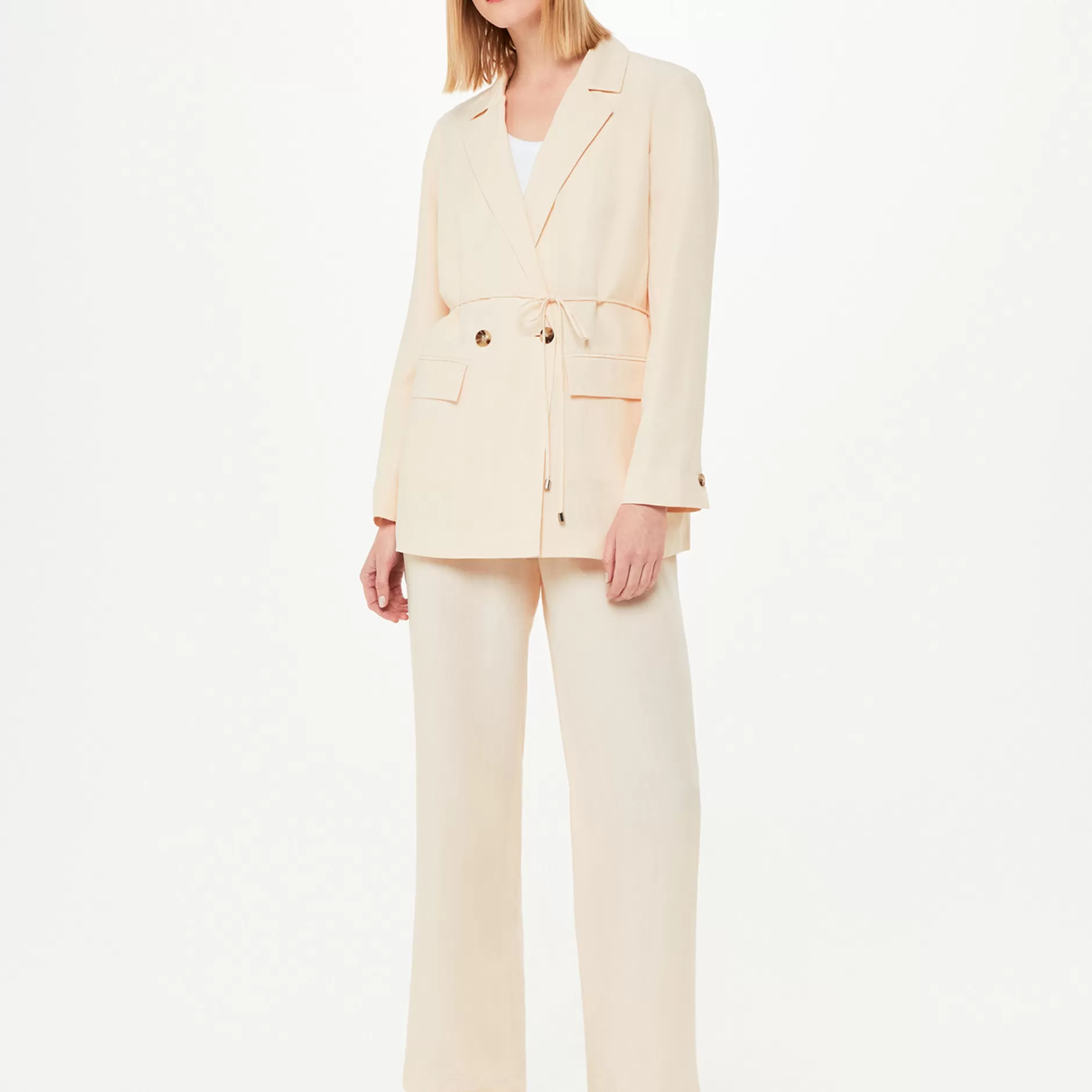 Women Whistles Tailoring | Jade Tie Front Blazer