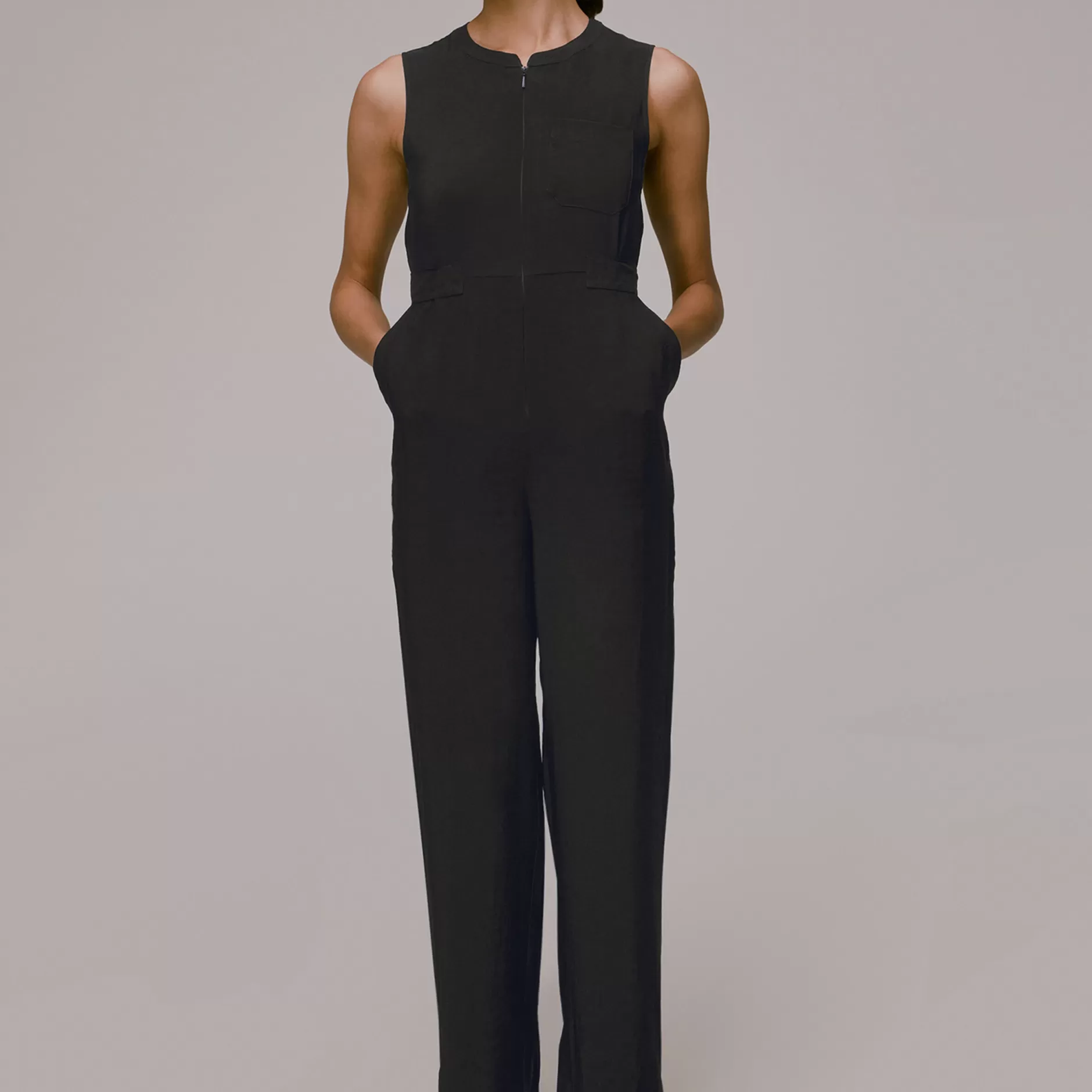 Women Whistles Jumpsuits | Josie Zip Front Jumpsuit