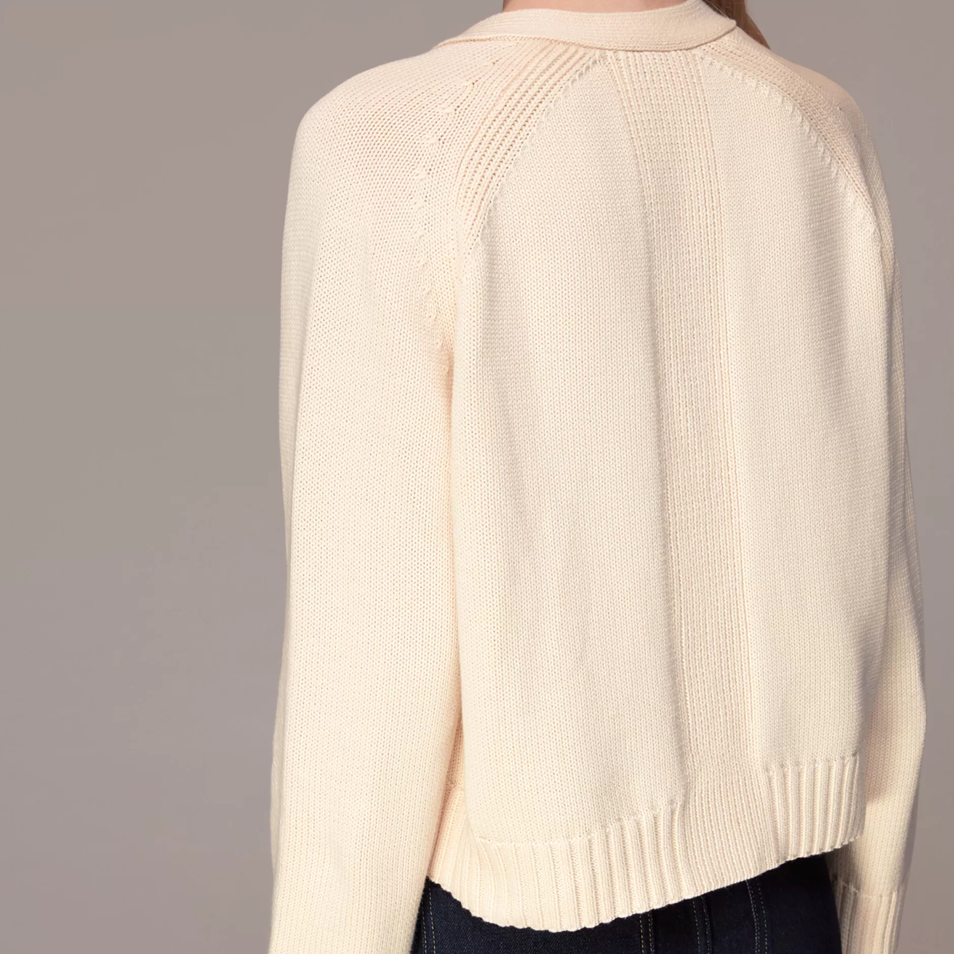 Women Whistles Knitwear | Karine Rib Detail Cardigan