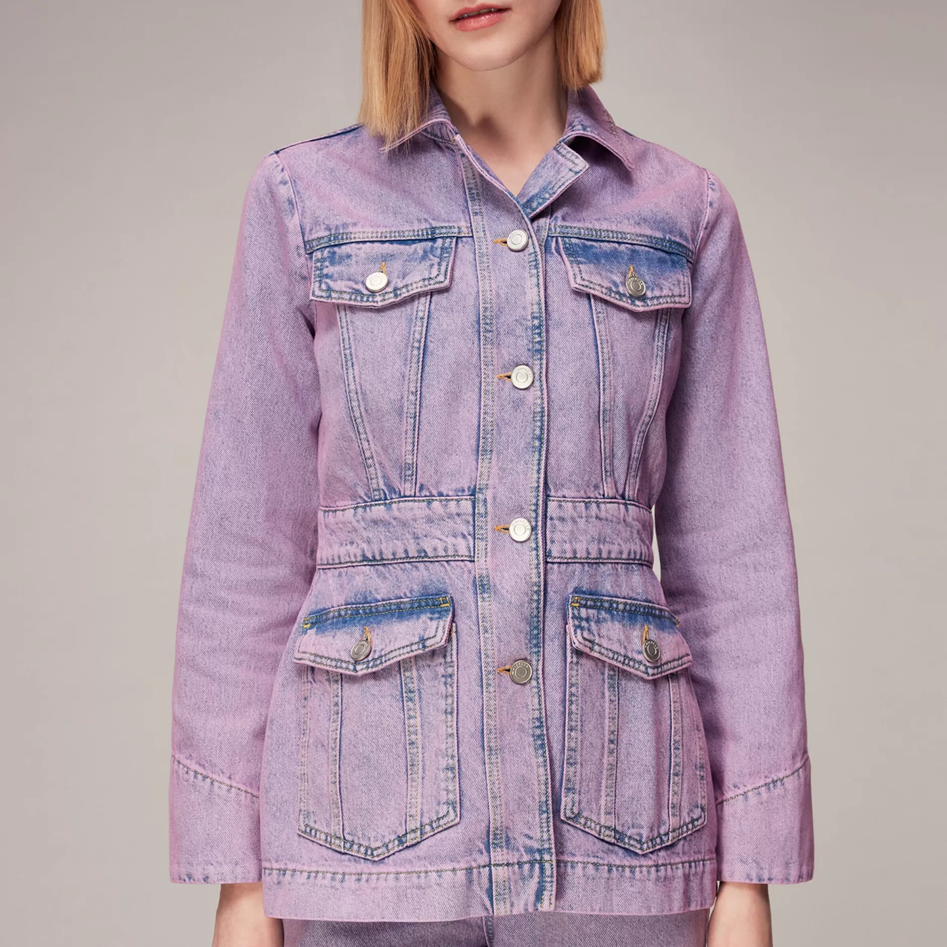 Women Whistles Jackets | Laura Denim 4 Pocket Jacket