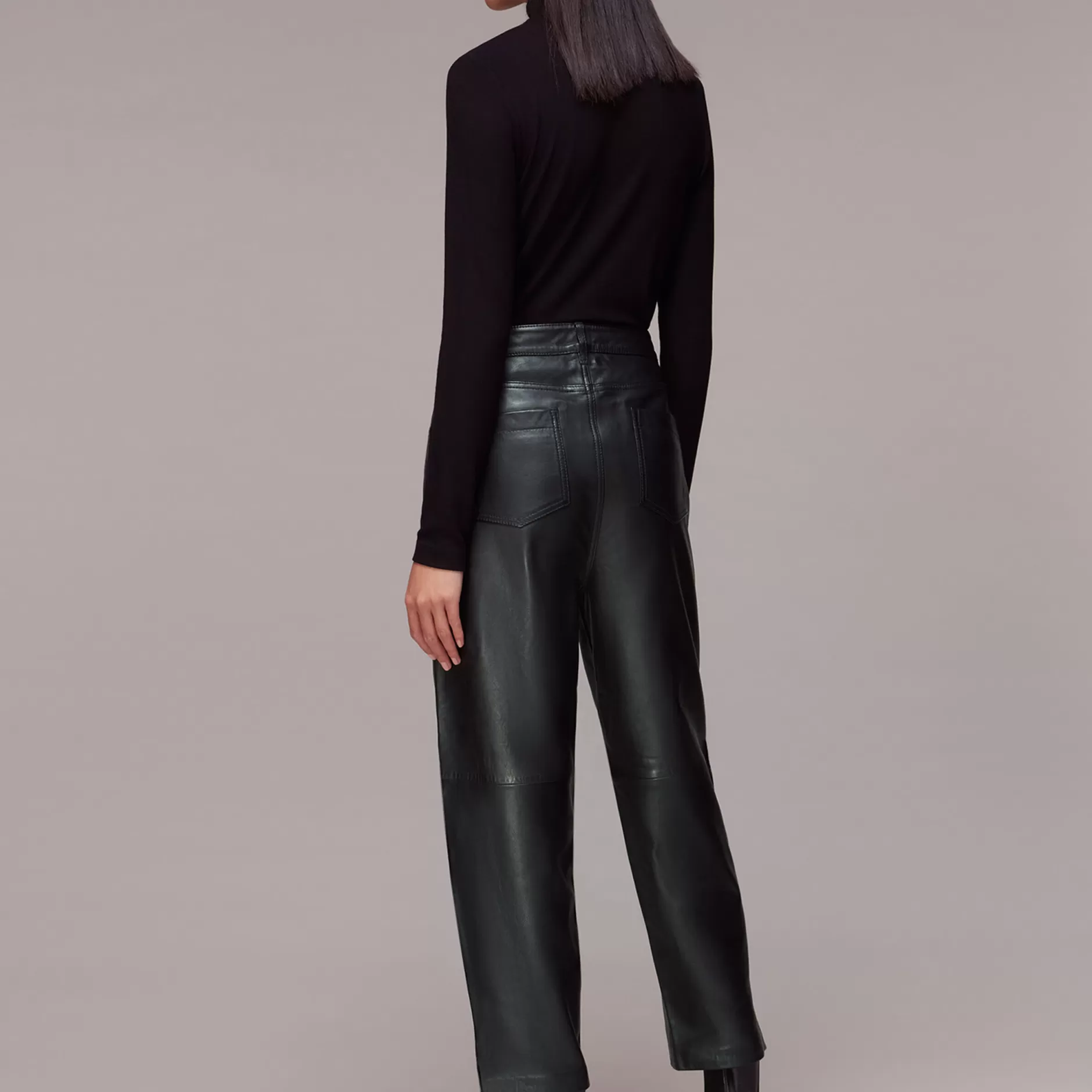 Women Whistles Trousers | Laura Leather Trouser