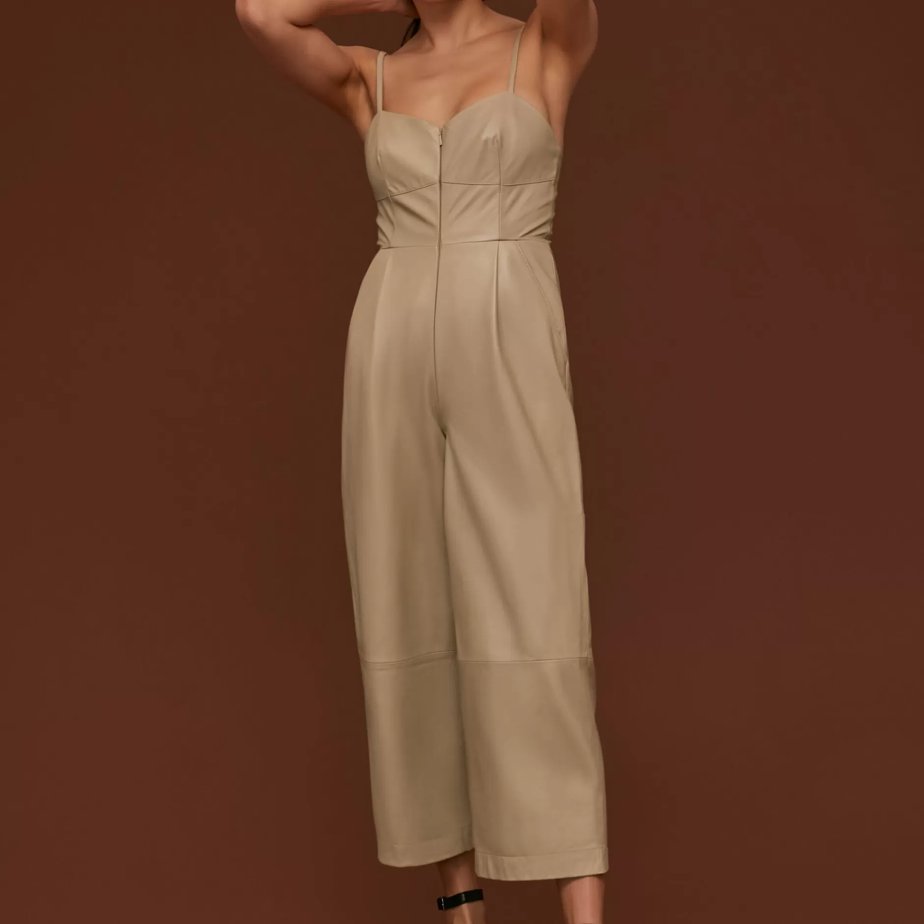 Women Whistles Jumpsuits | Leather Jumpsuit