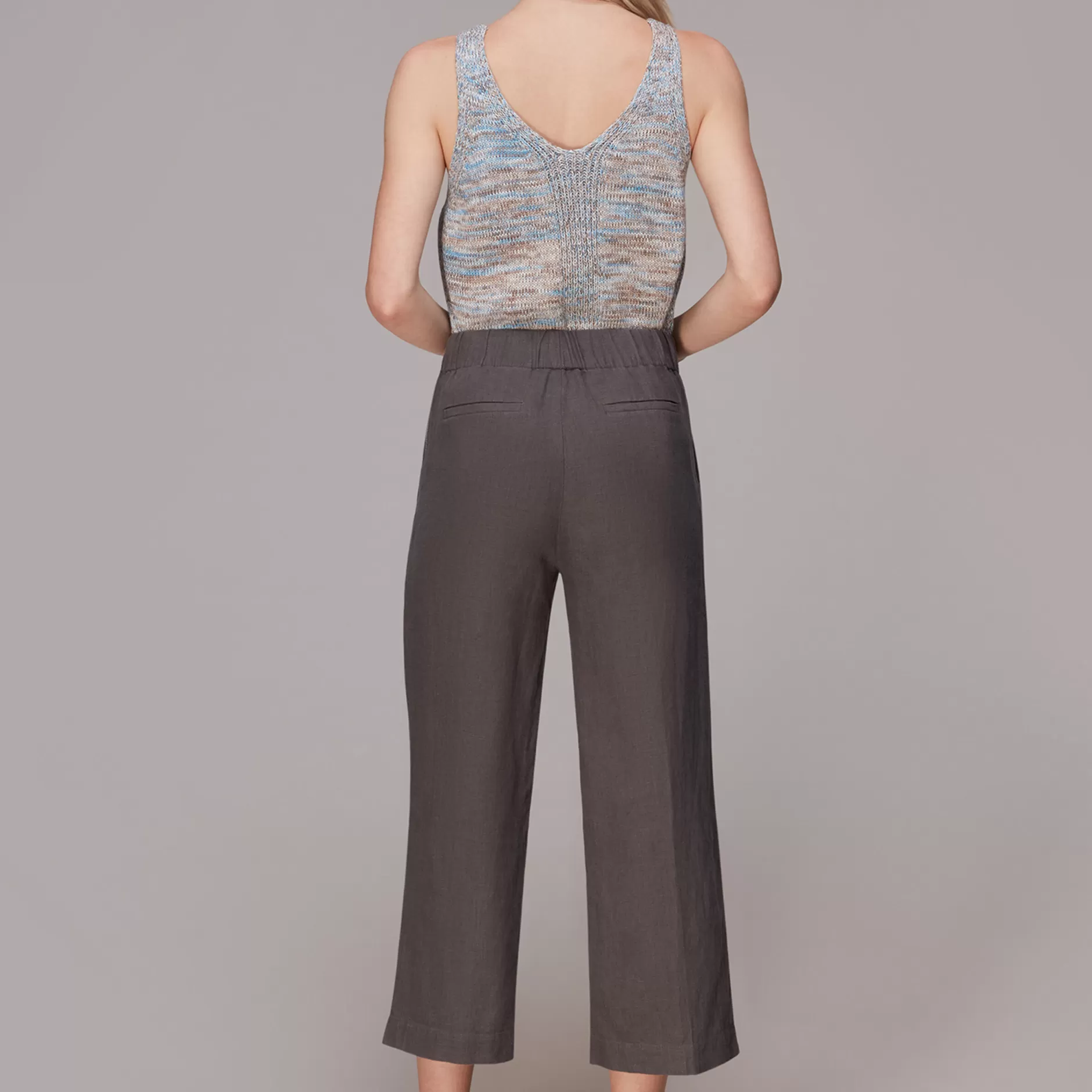 Women Whistles Trousers | Linen Trouser