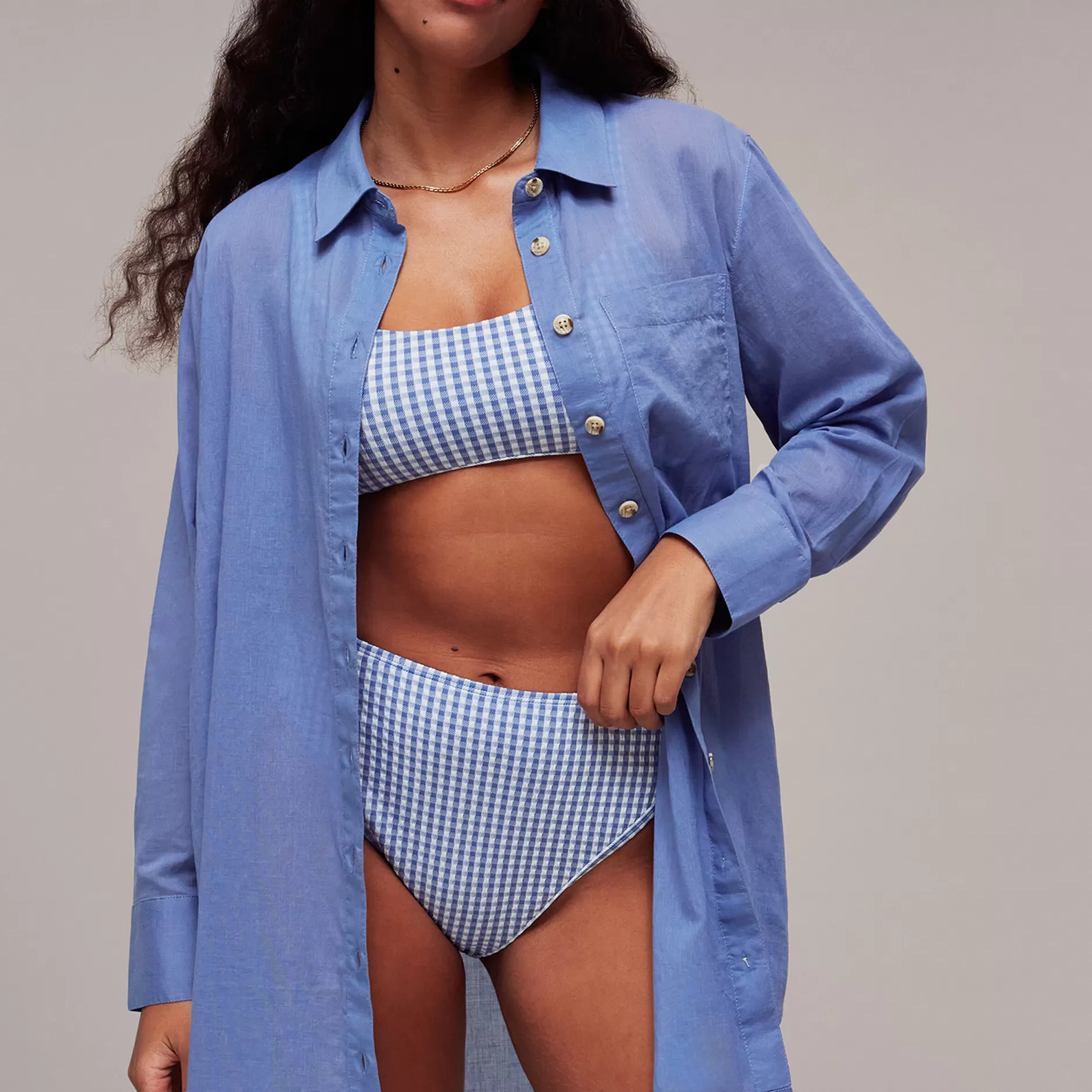 Women Whistles Swimwear | Longline Beach Shirt