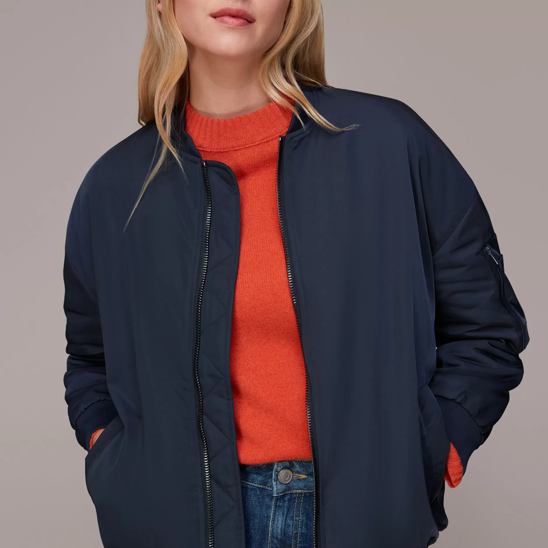 Women Whistles Jackets | Maria Bomber Jacket