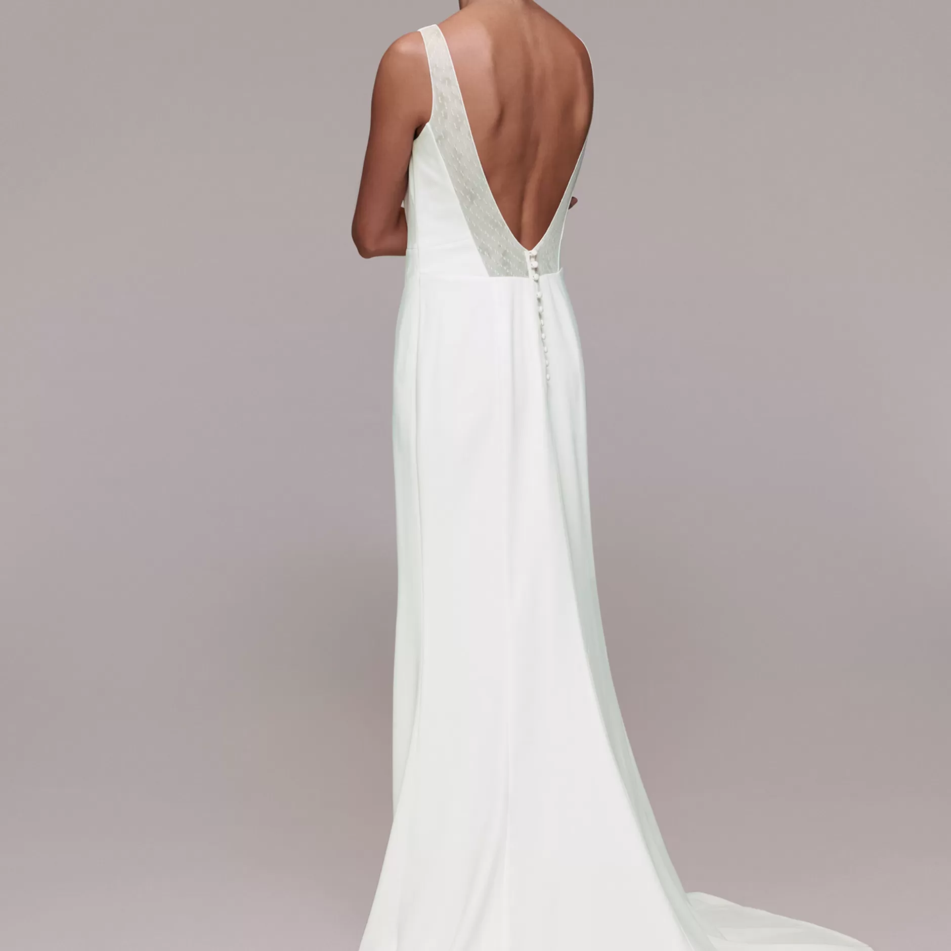 Women Whistles Dresses | Mia Square Neck Wedding Dress