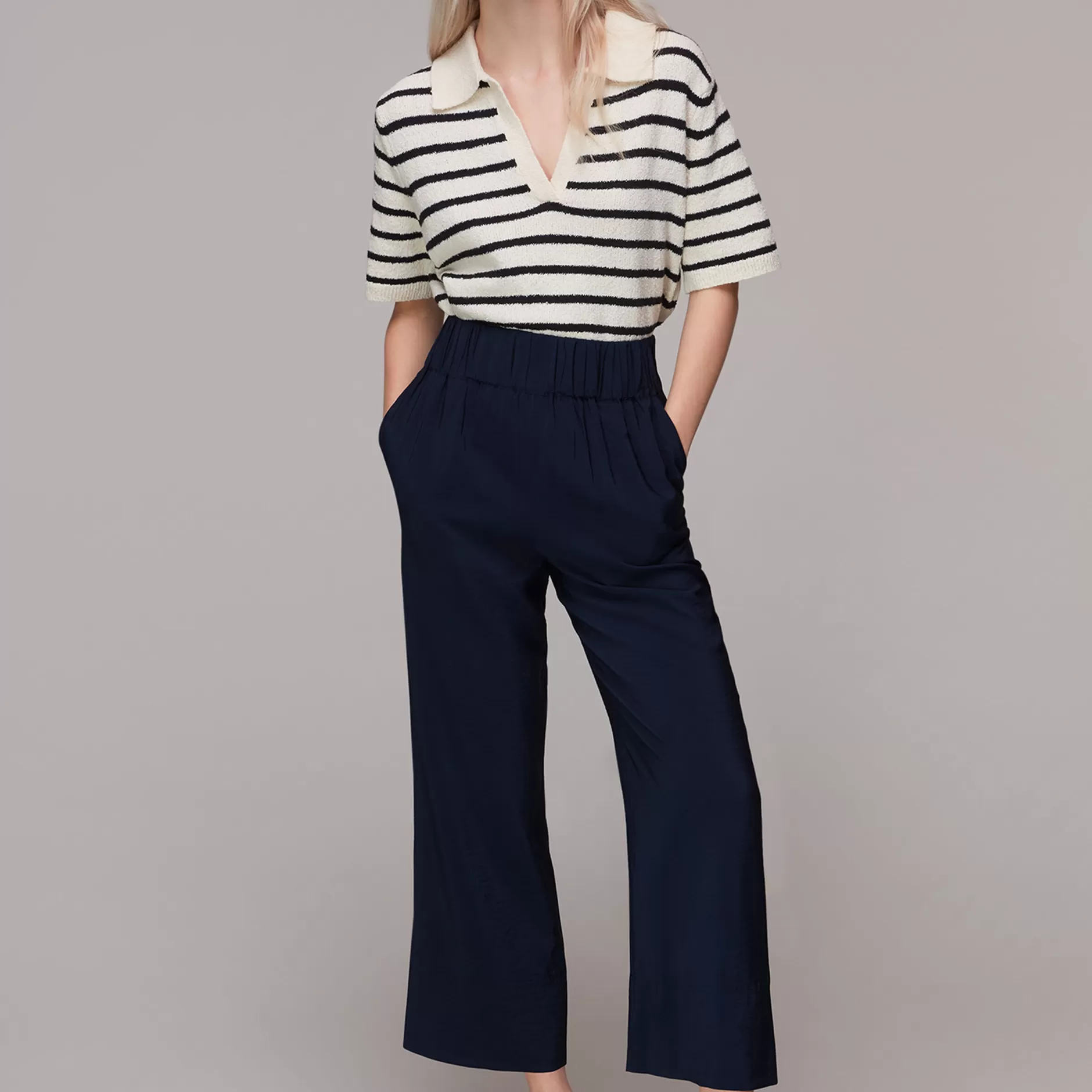 Women Whistles Trousers | Nicola Cropped Trouser