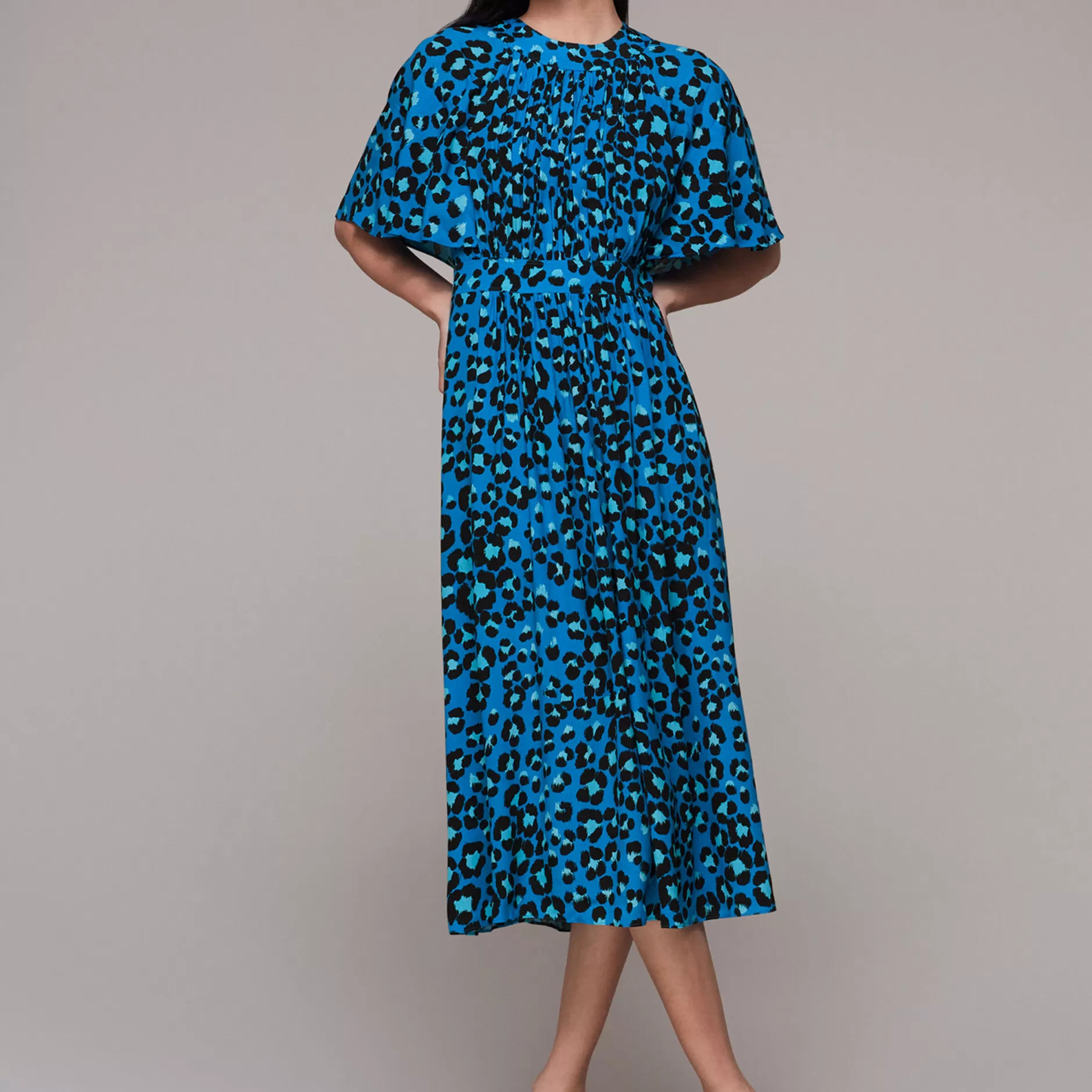 Women Whistles Dresses | Painted Leopard Amelia Dress