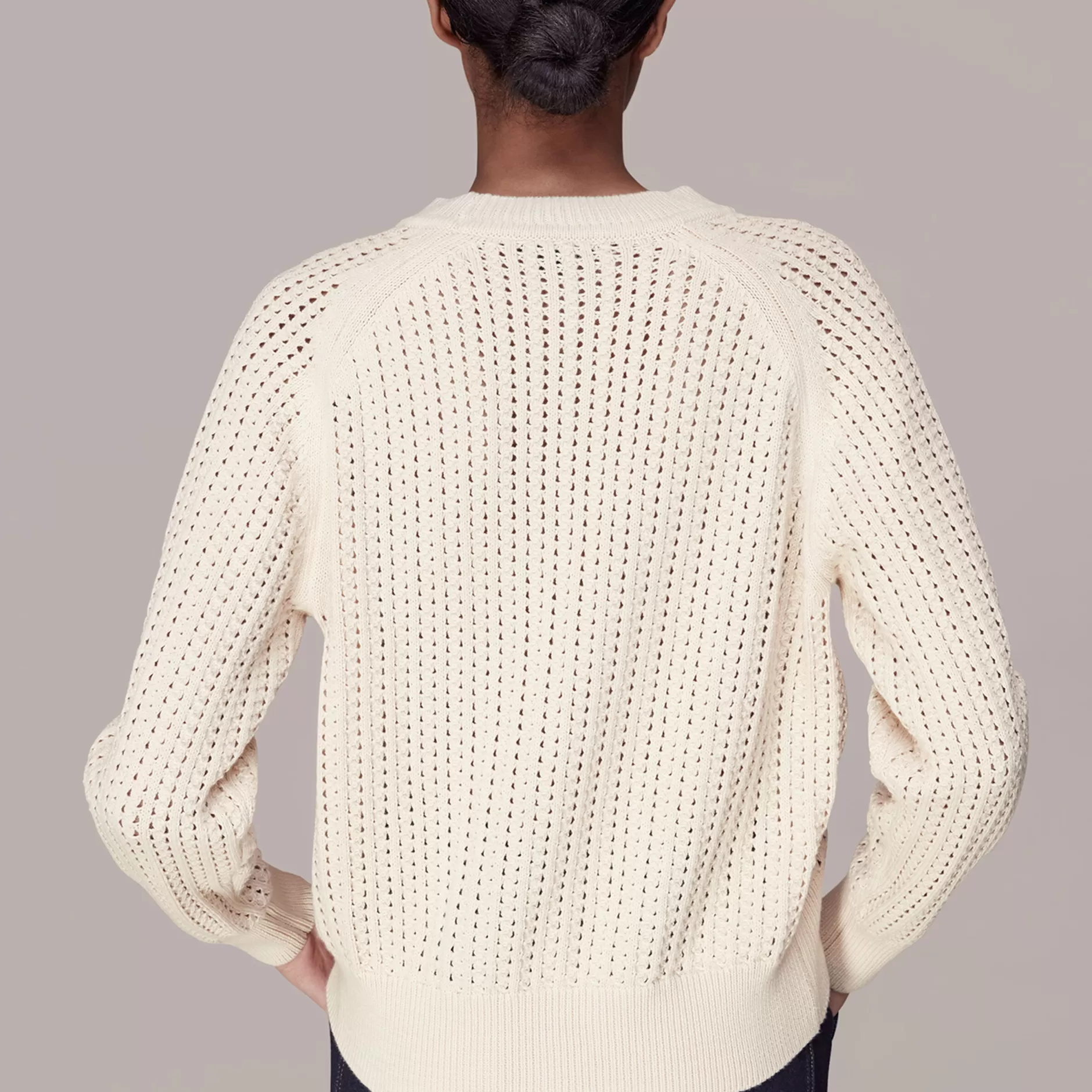 Women Whistles Knitwear | Pointelle Sweater