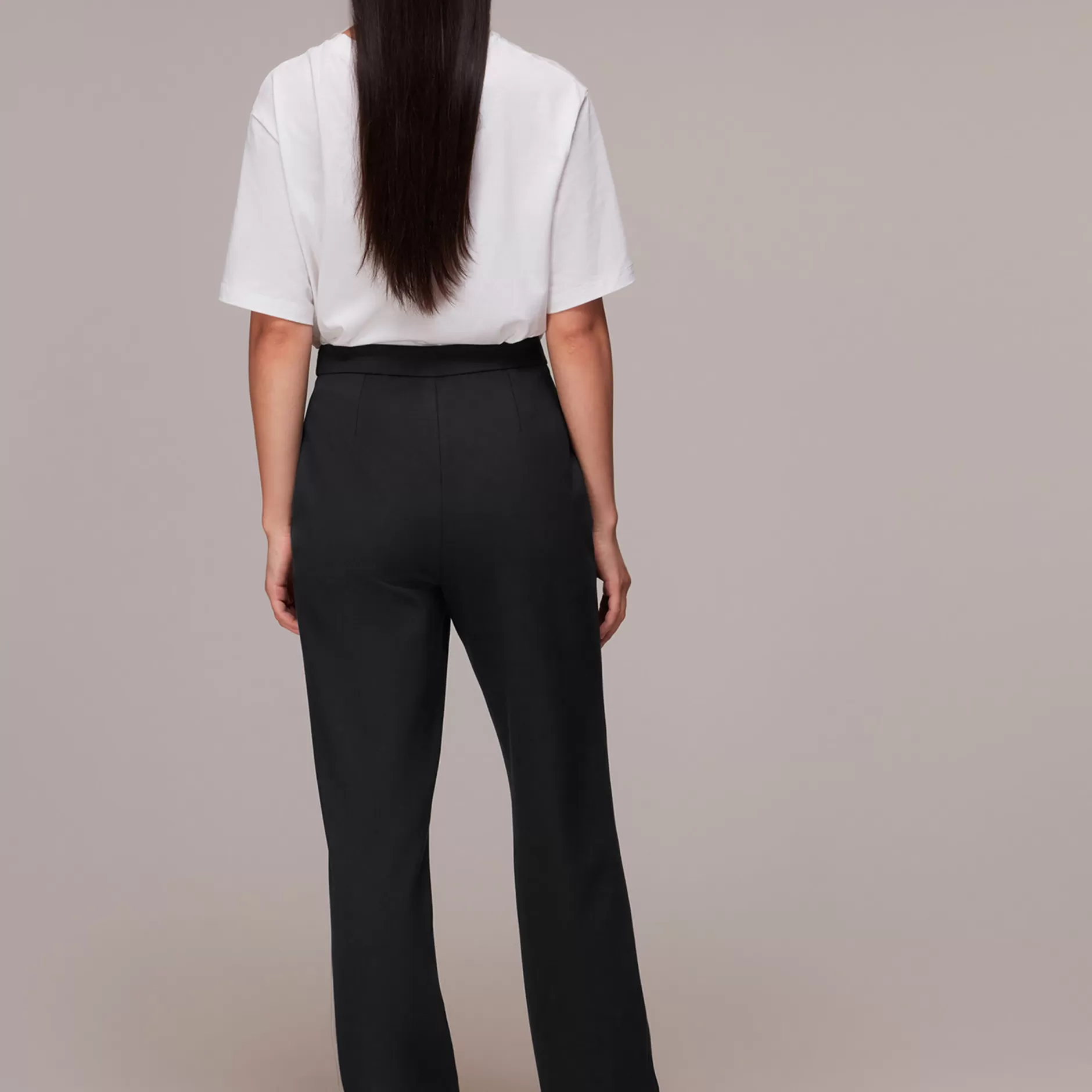 Women Whistles Trousers | Ponte Slim Leg Trouser