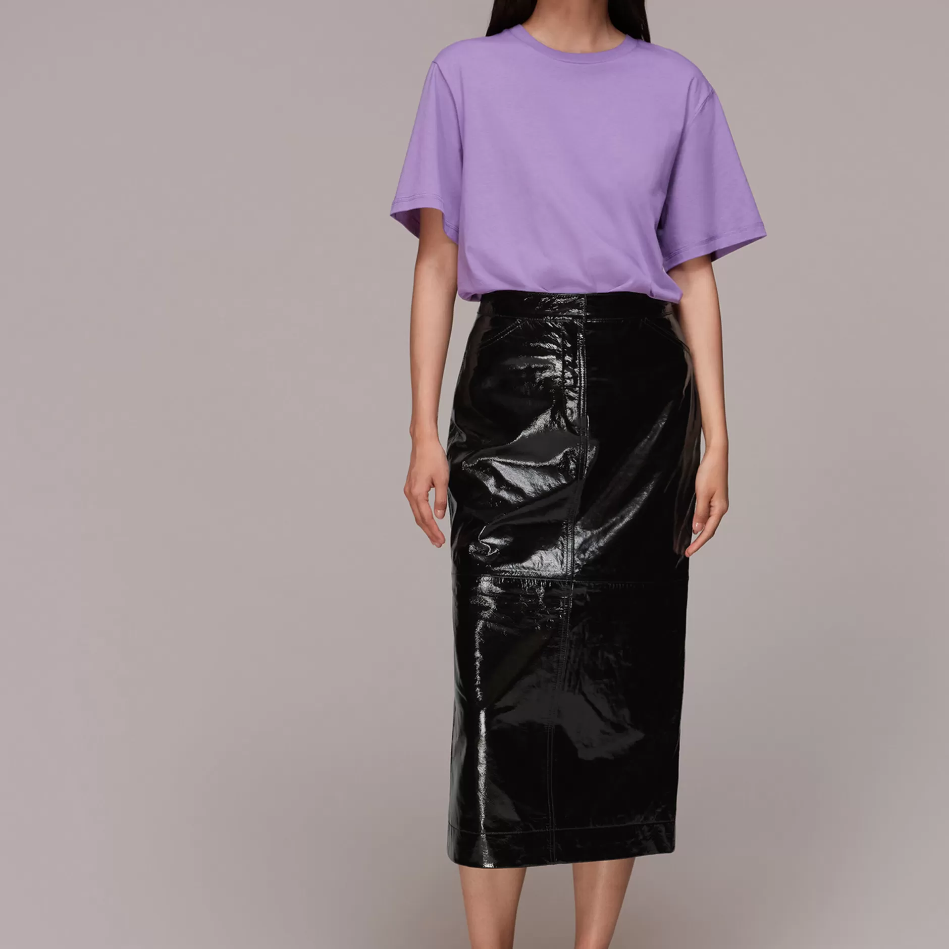 Women Whistles Skirts | Rachel Patent Leather Skirt