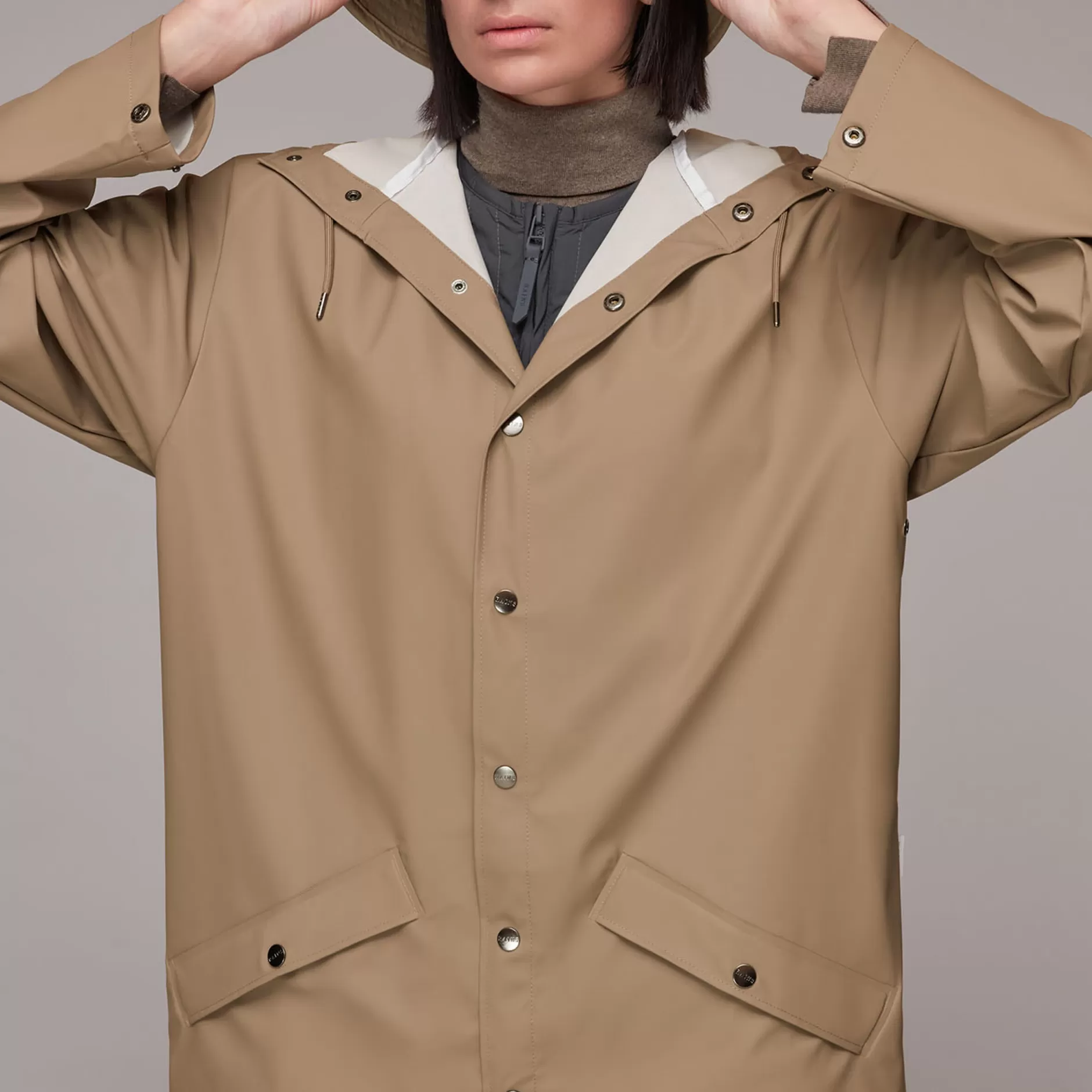 Women Whistles Coats | Rains Hooded Jacket